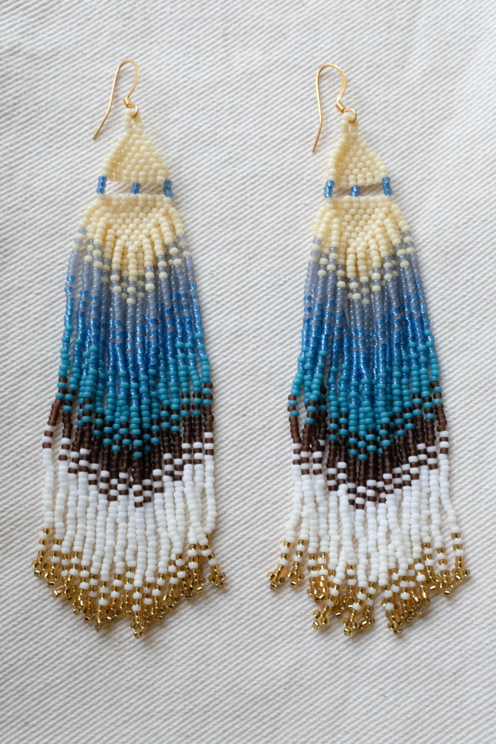 Pre-loved / Bead n' Butter Mini Danielle Earrings / Blue