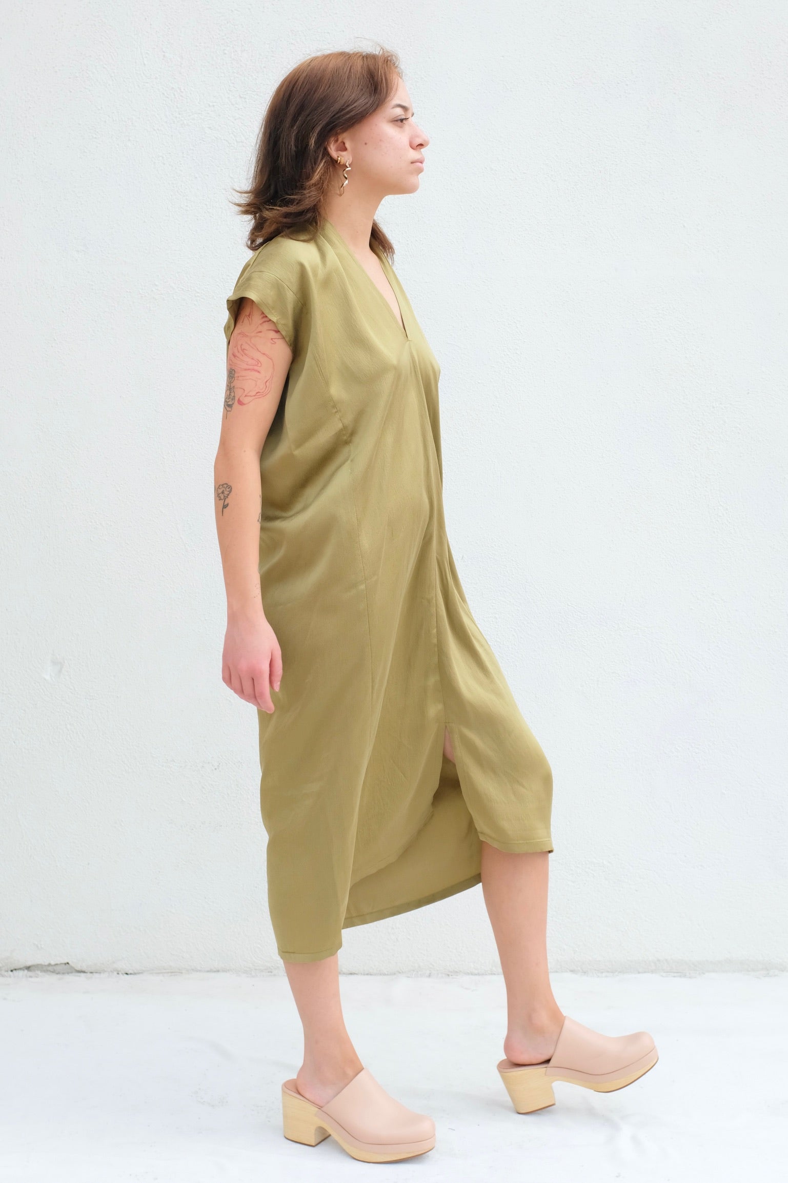 Knot Dress Silk Charmeuse / Pericón & Iron