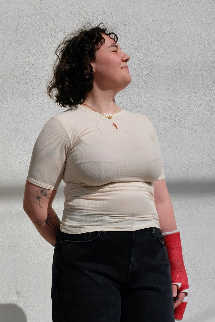 Baserange Chain Tee / Undyed
