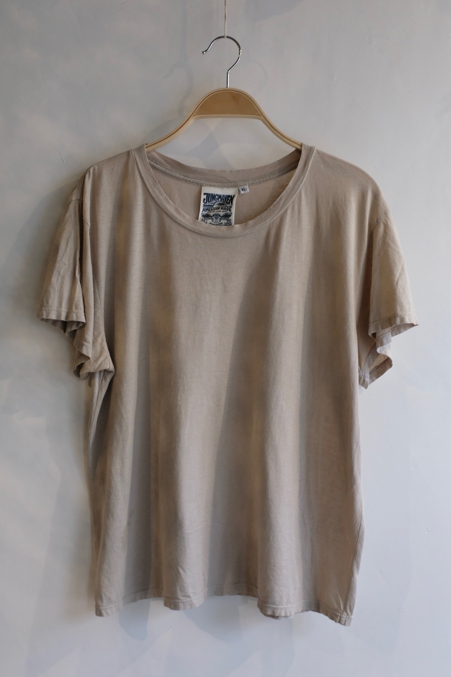 Pre-loved / Jungmaven Ojai Tee Beige / Size XL