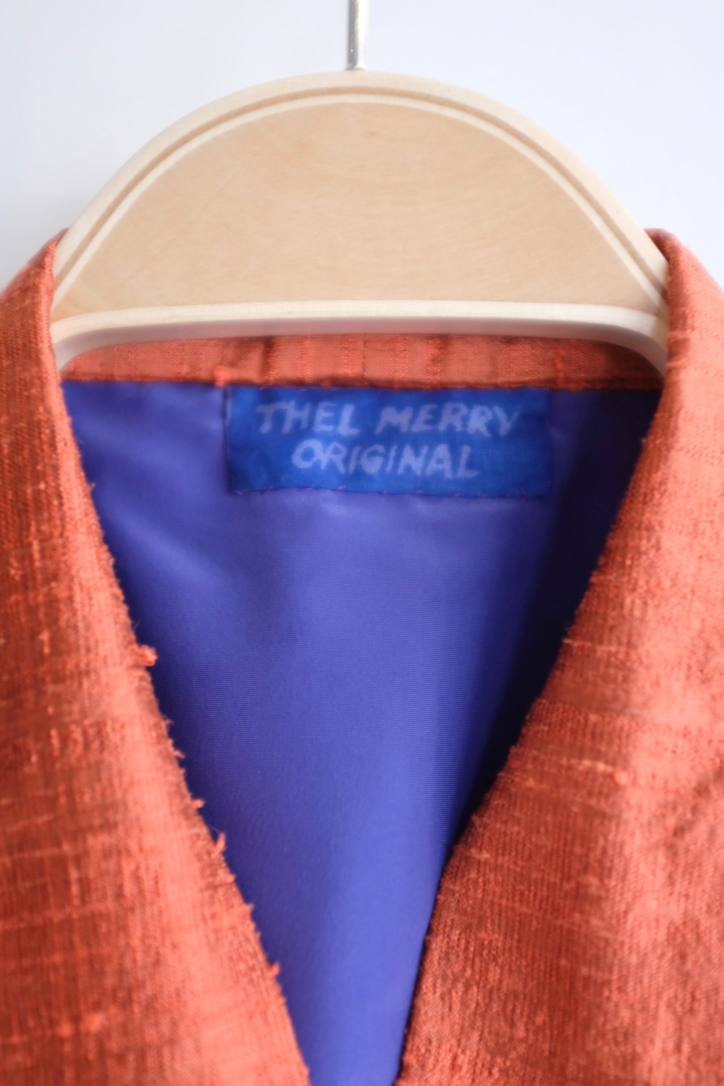 Pre-Loved / Thel Merry One-Of-A-Kind Quilted Silk Vest / One Size