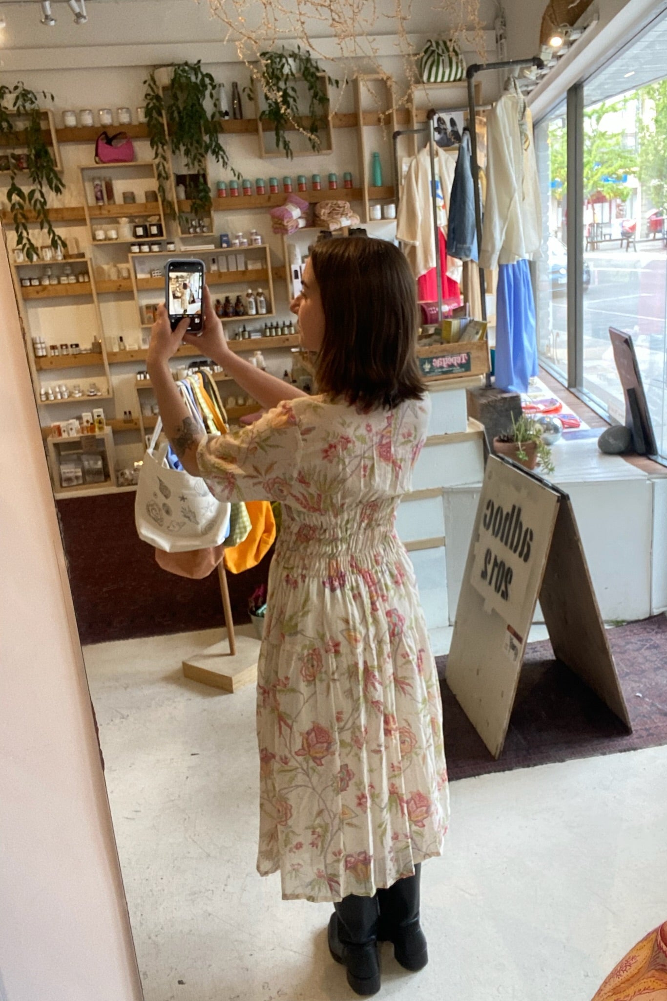 Moonlight Dress / Floral Voile