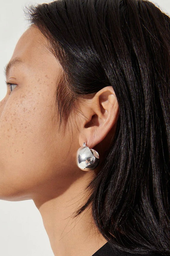 Rachel Comey Keel Hoop / Sterling Silver