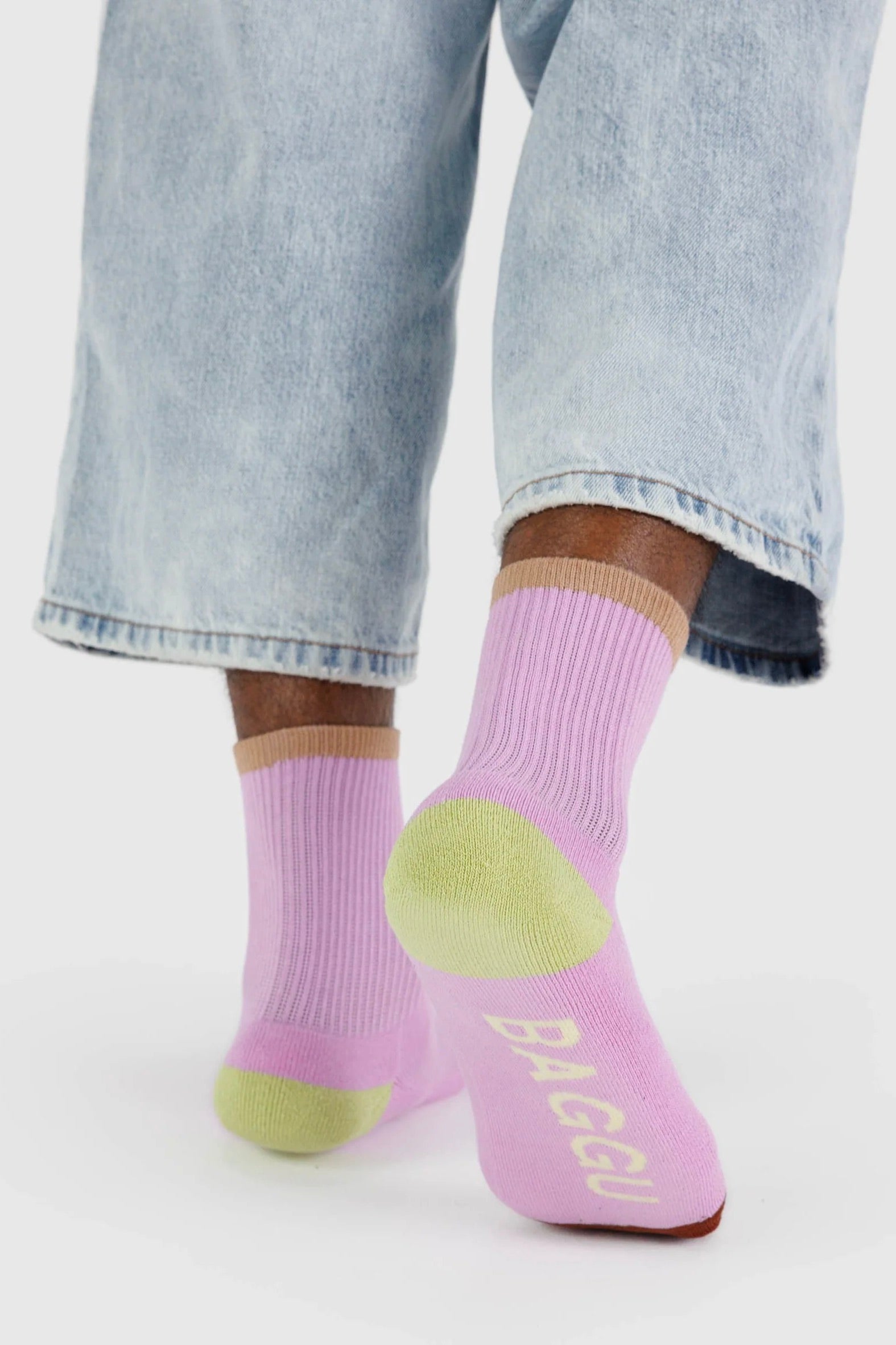 Ribbed Sock / Peony Mix