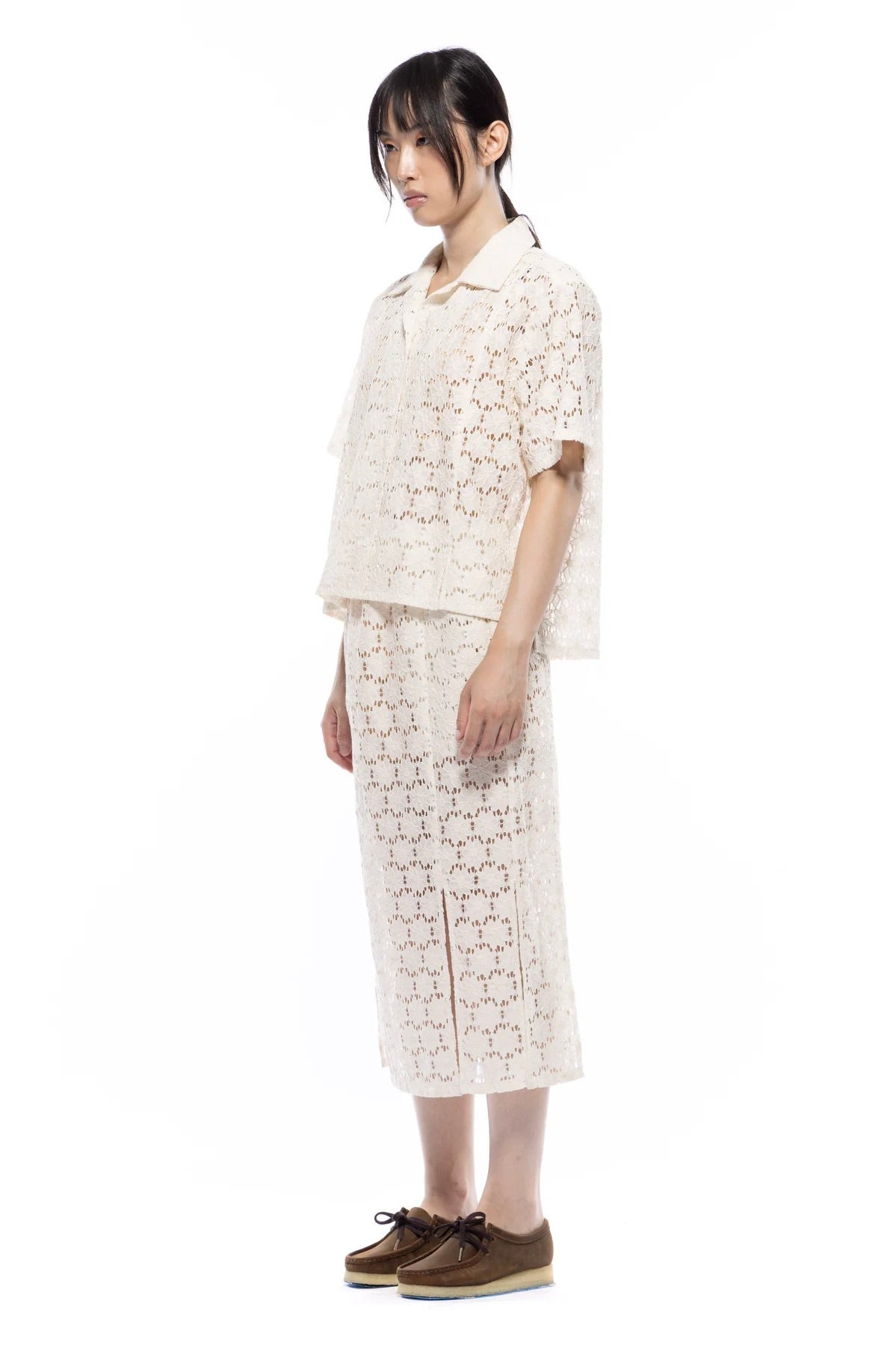 Toit Volant Adelaine Skirt / Ivory Lace