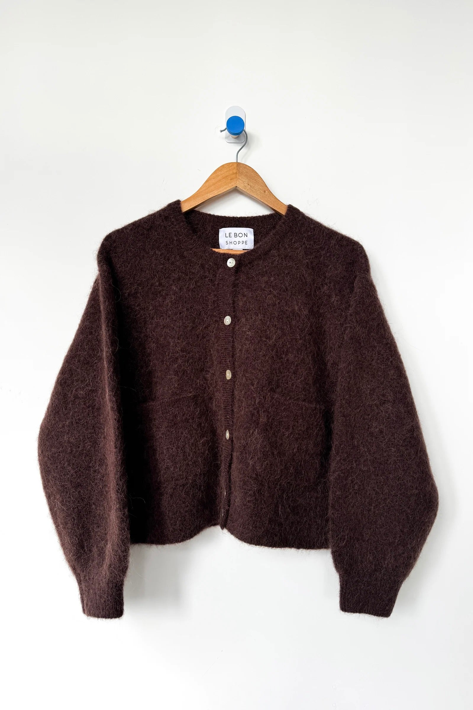 Le Bon Shoppe Amélie Alpaca Cardigan / Chocolate