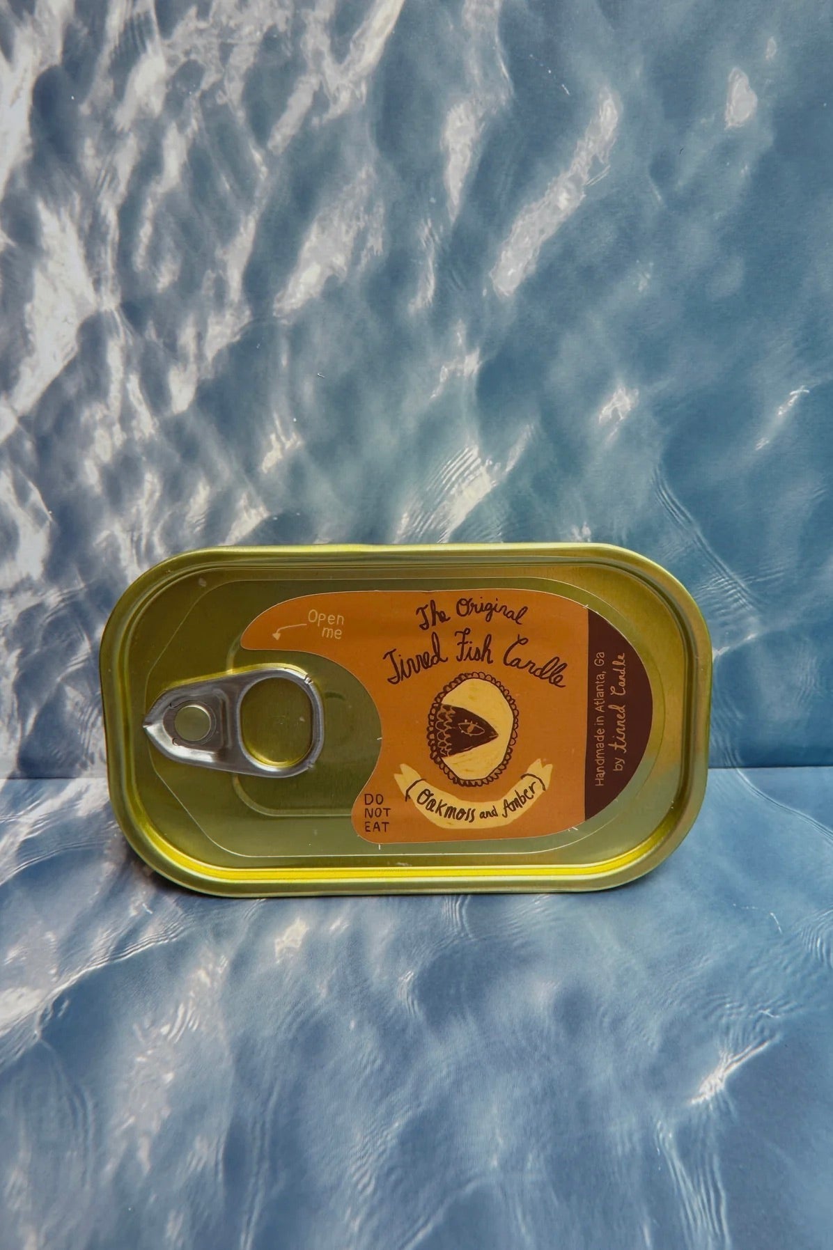 Tinned Fish Candle / Oakmoss & Amber