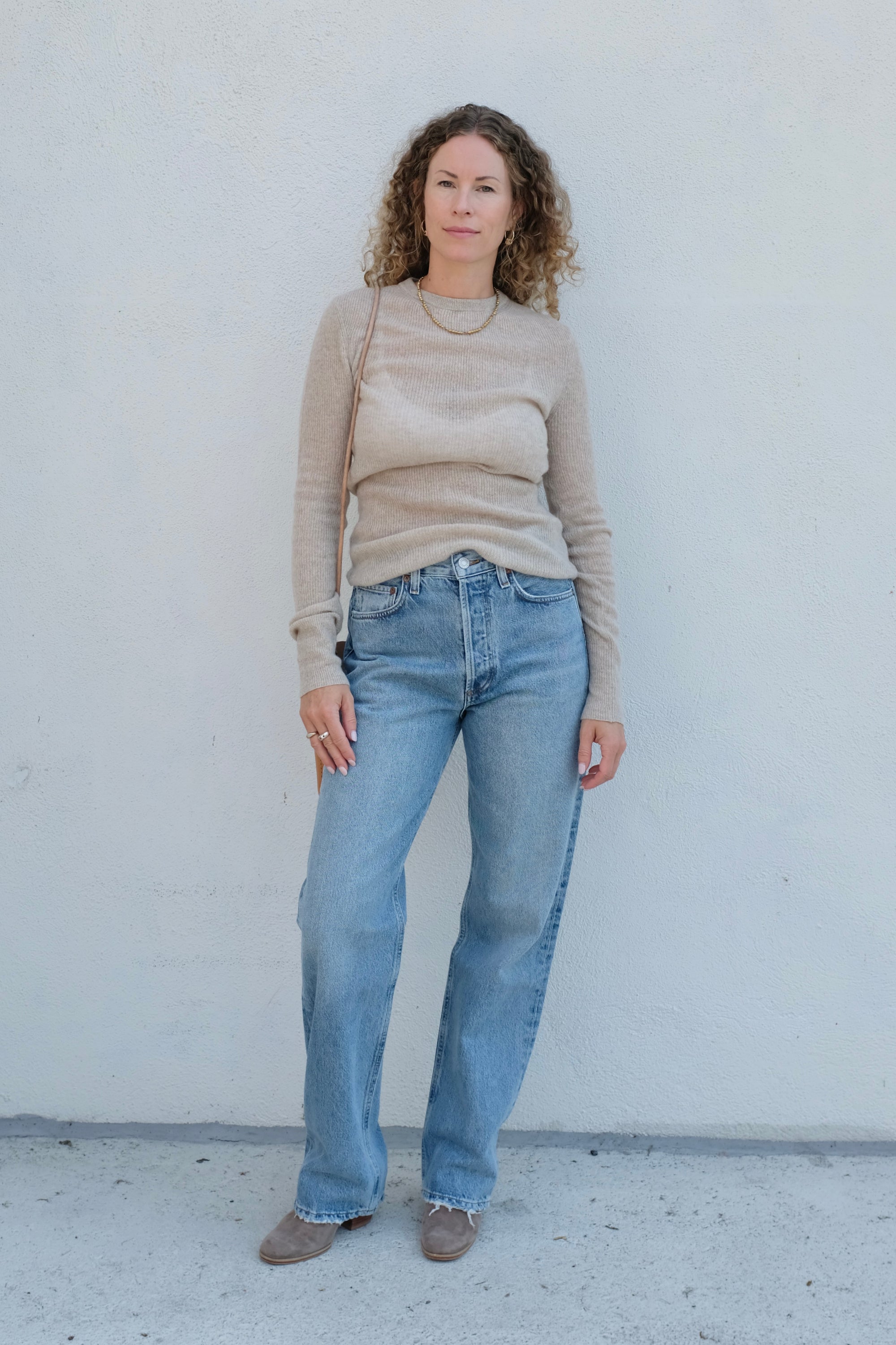 Alessia Crewneck Sweater / Oatmeal
