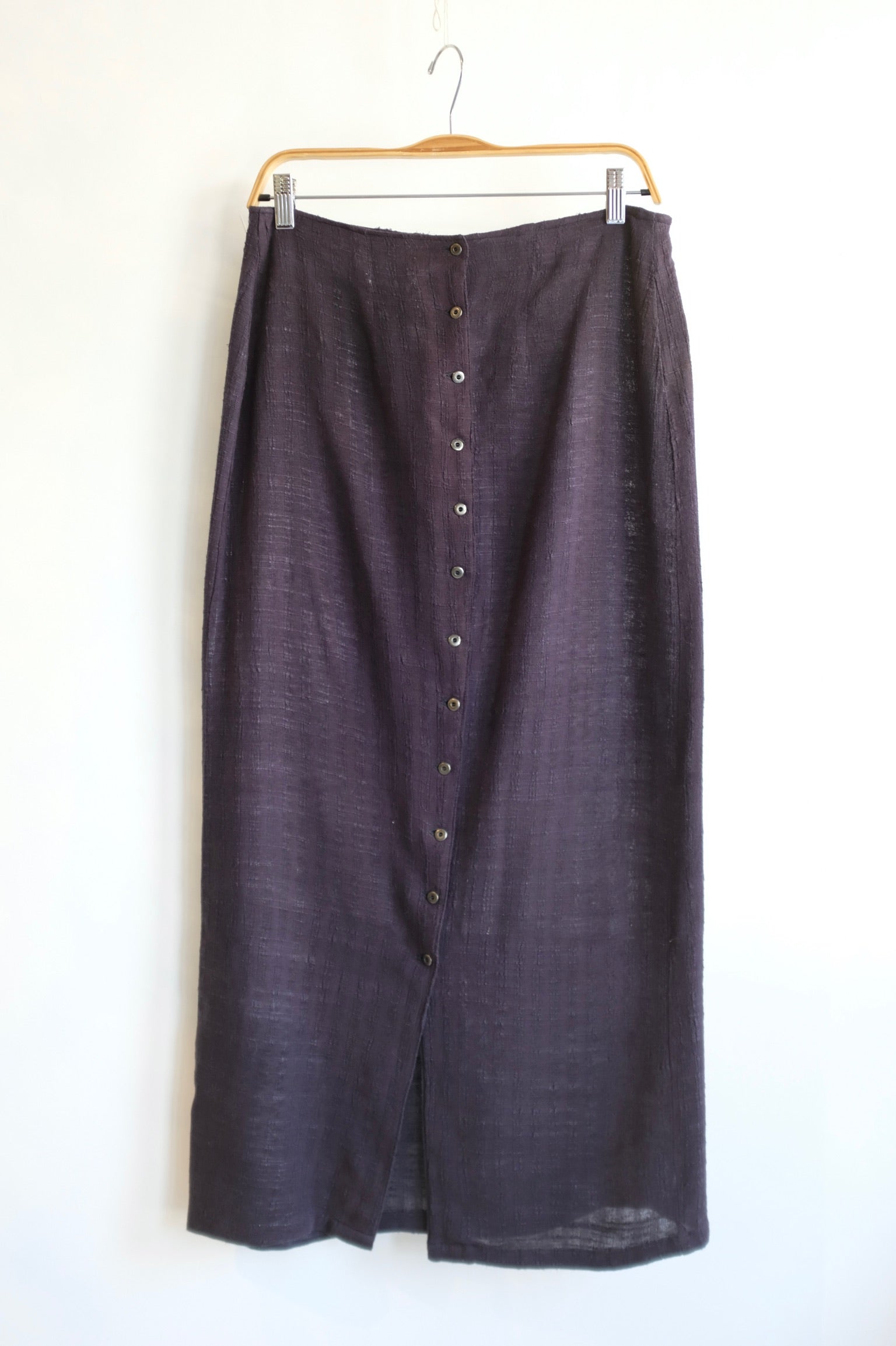 Pre-loved / Banjar Long Button Skirt / Size Large