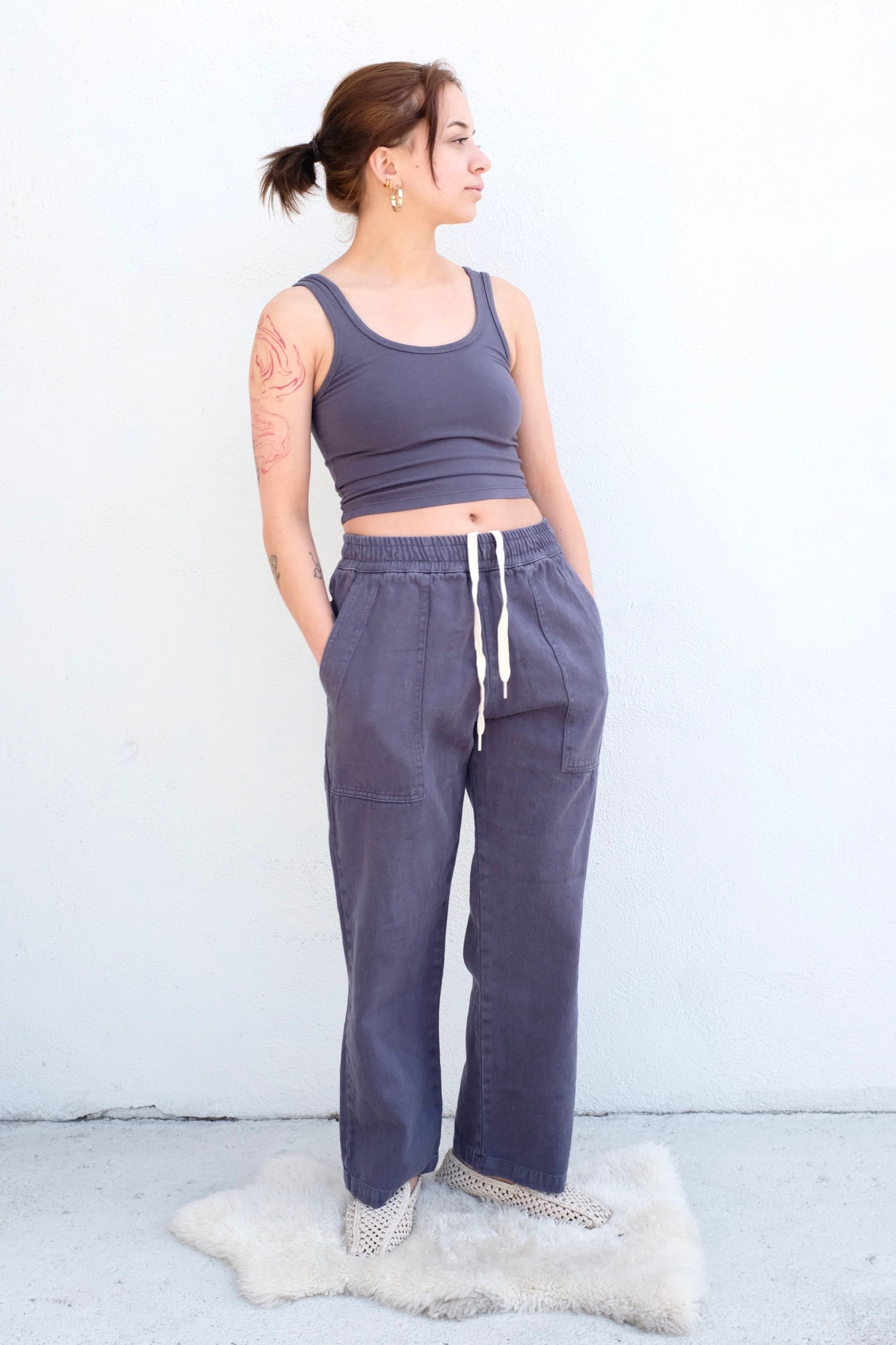 Jungmaven Ocean Drawcord Pant / Diesel Gray