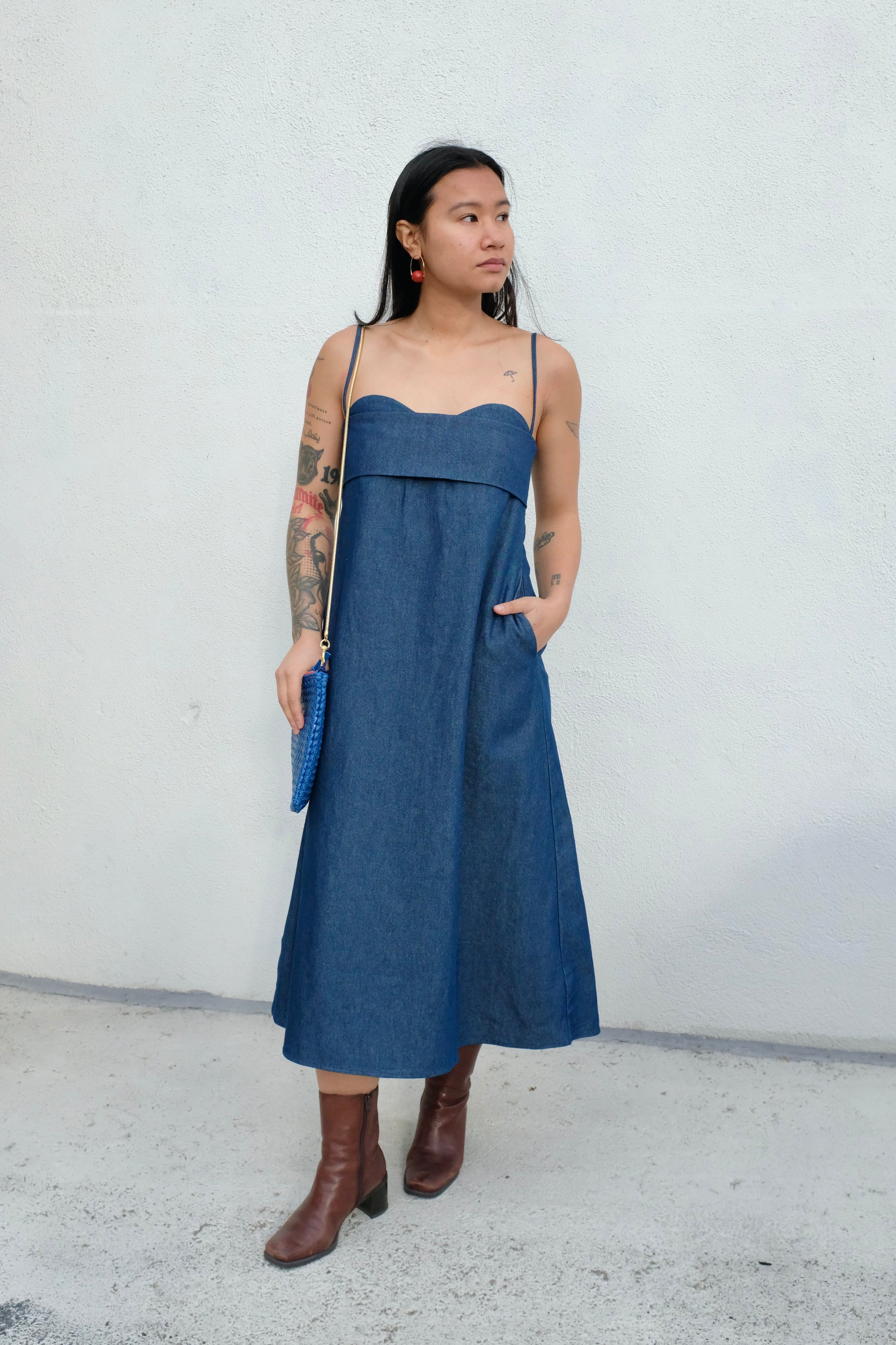 Toit Volant Verona Dress / Indigo