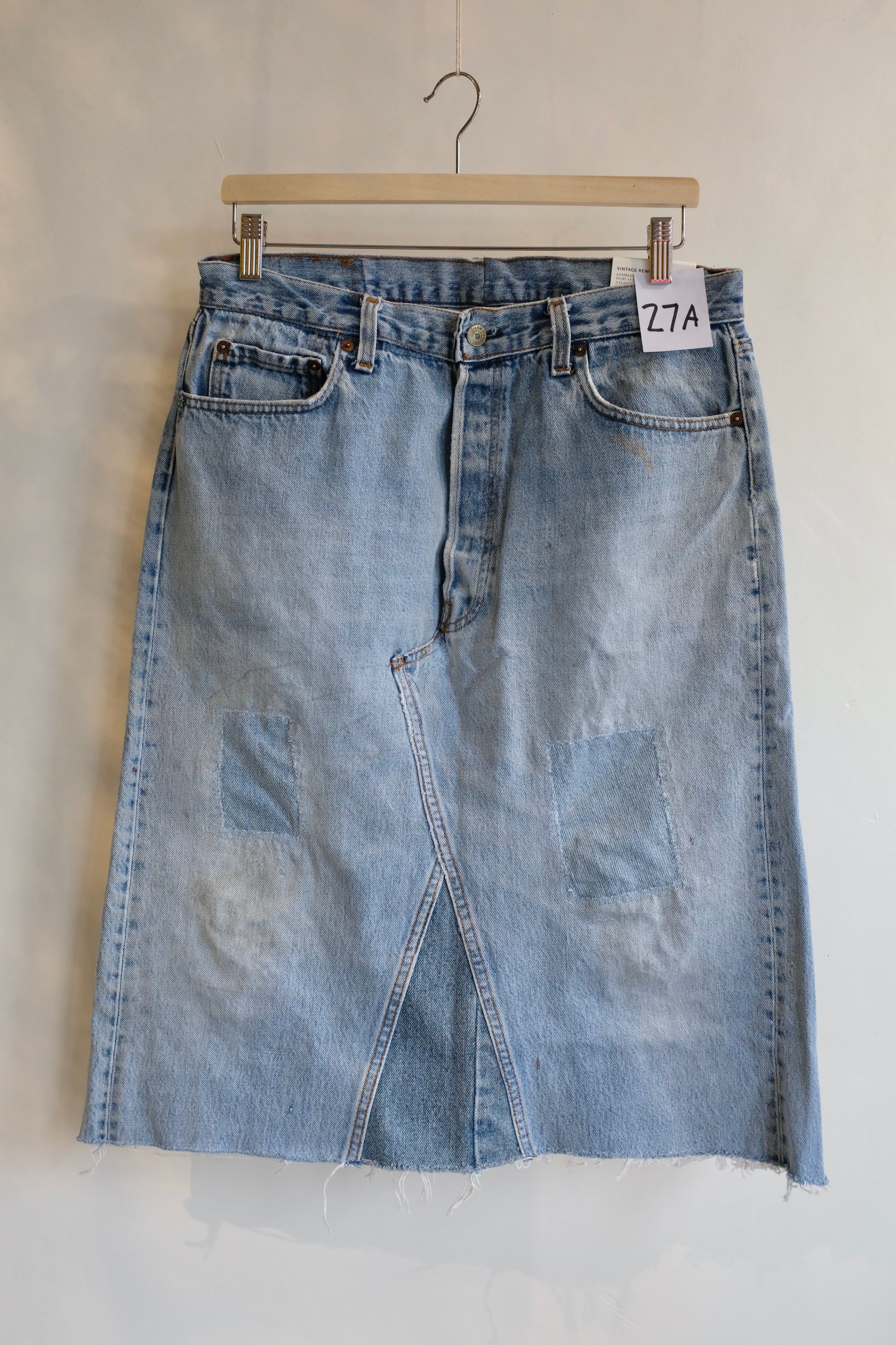 Vintage Insert Skirt / Vintage Indigo