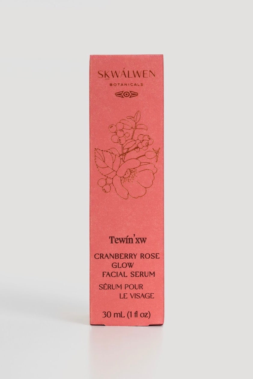 Skwalwen Botanicals Tewin&#39;xw Cranberry Rose Glow Serum