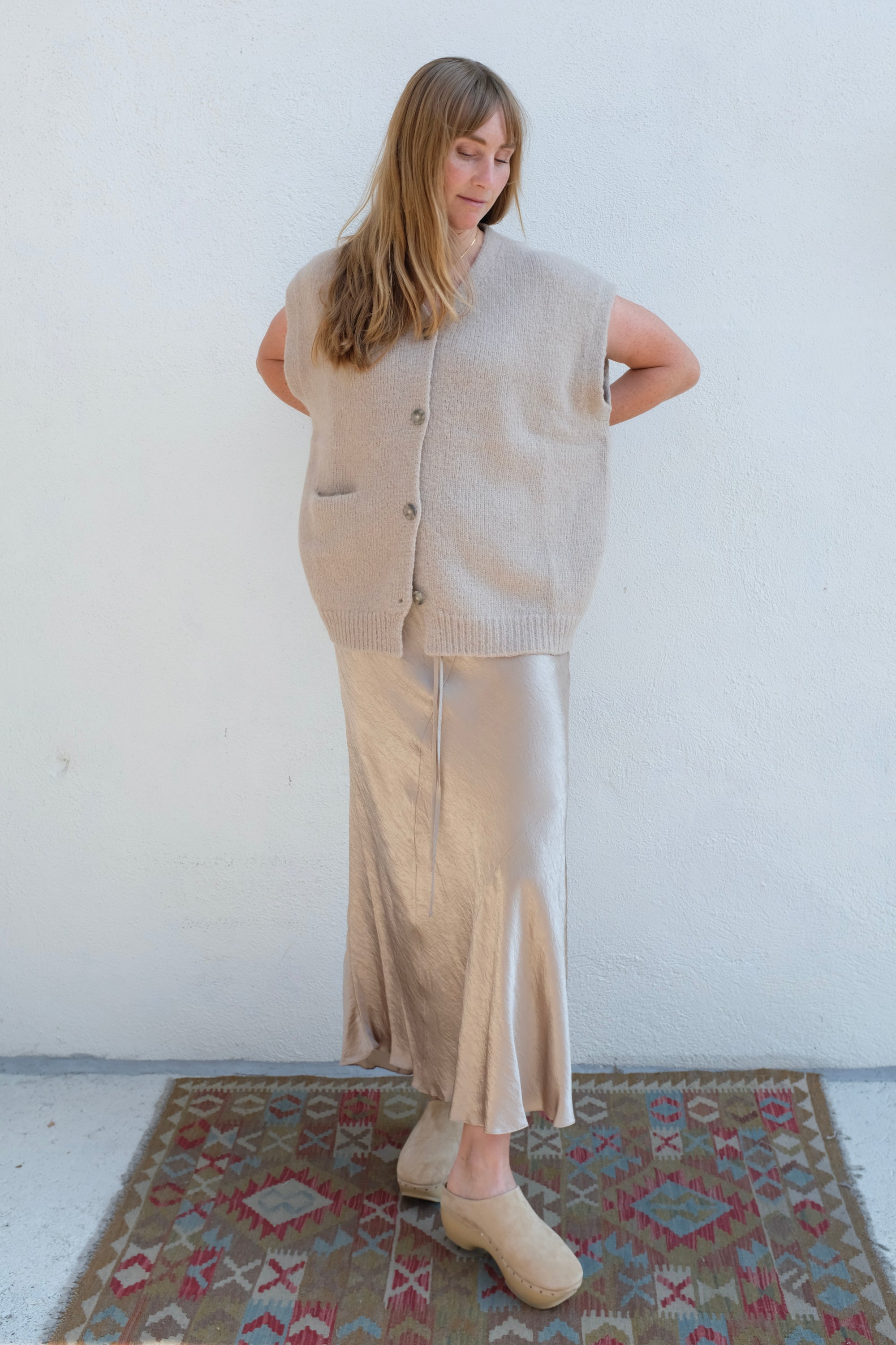 Lauren Manoogian New Luster Skirt / Champagne