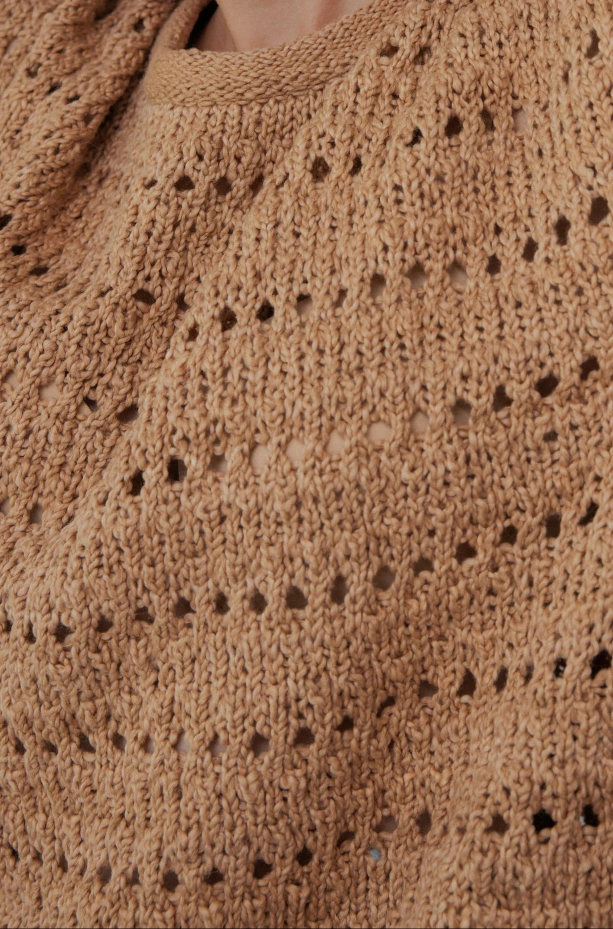 Wol Hide Open Pullover / Tannin