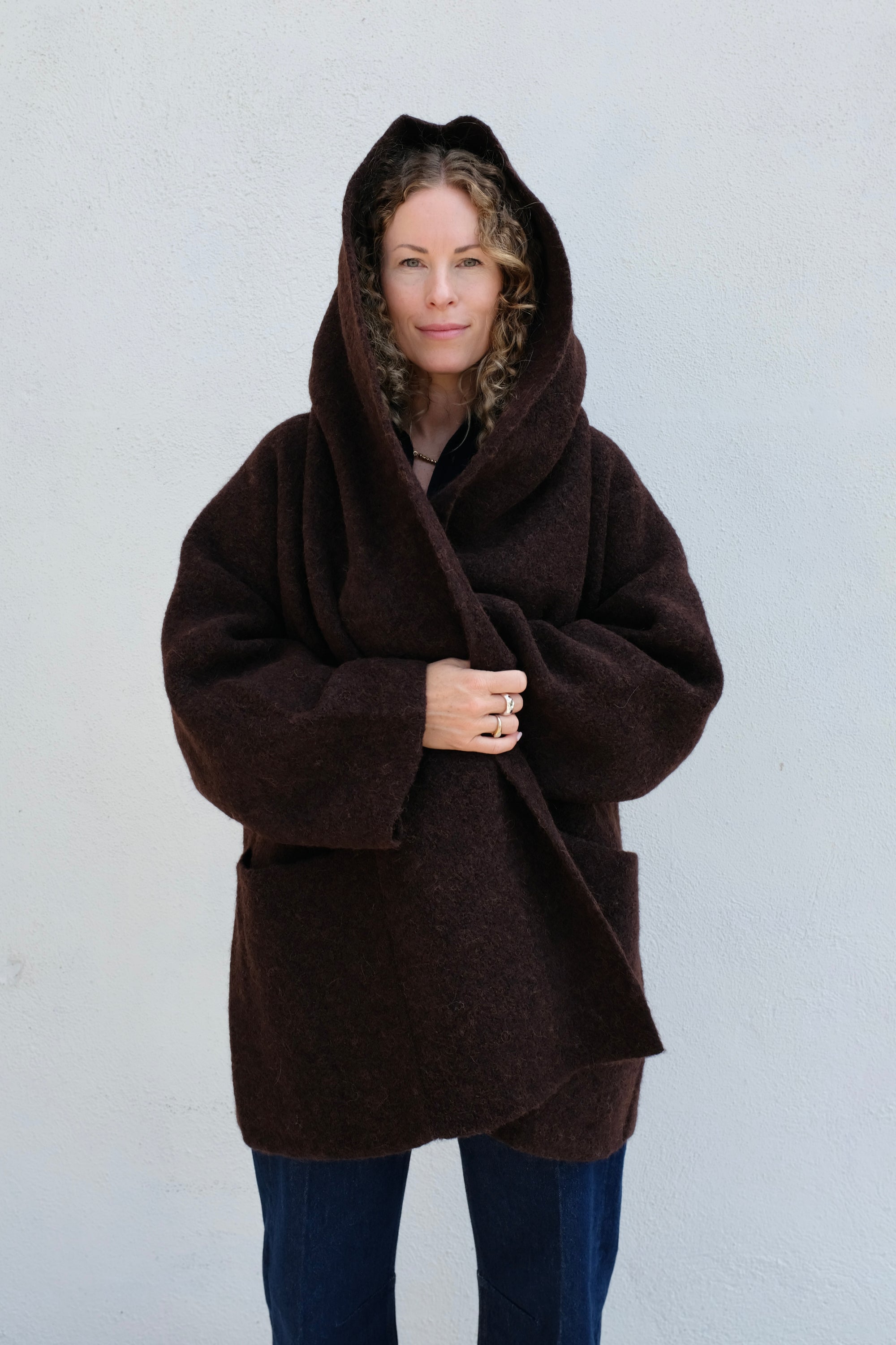 Lauren Manoogian Double Face Coat / Merlot