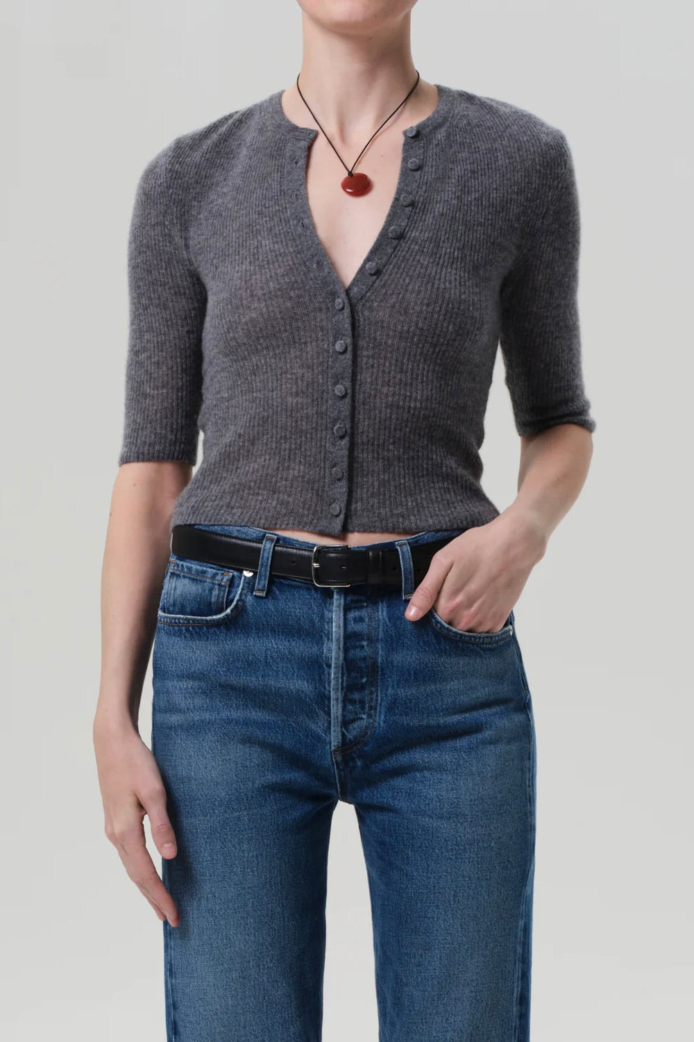 Citizens of Humanity Tabitha Cardigan / Charcoal Heather