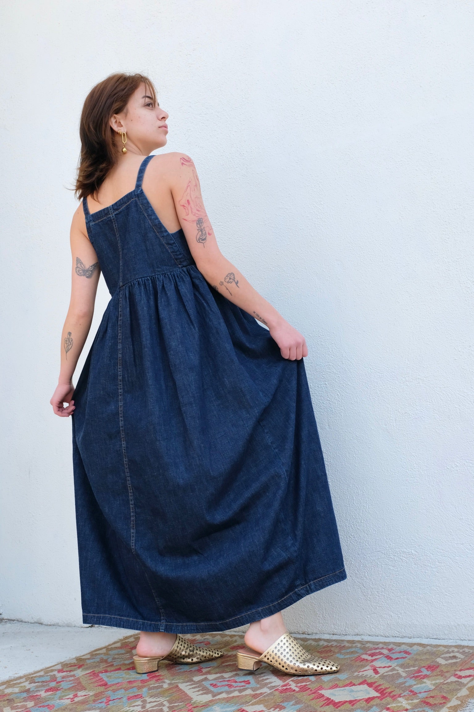 Rachel Comey Fresco Dress Vista Denim / Indigo