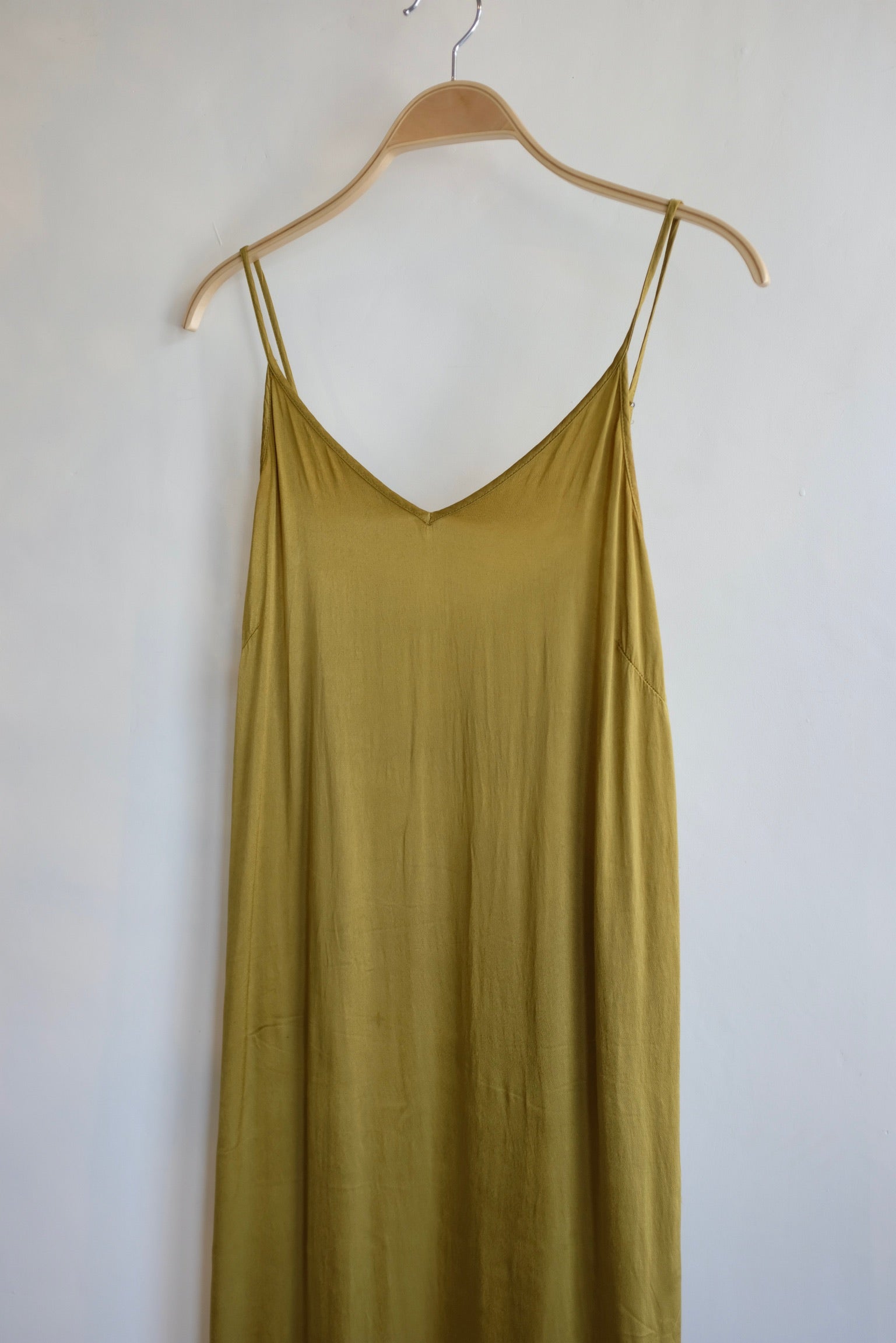 Pre-loved / LaCausa Leia Artichoke Cupro Slip Dress / Size XS