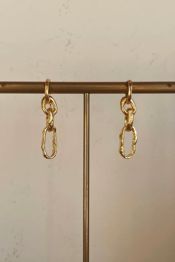 Mercurial Anise Chain Earrings