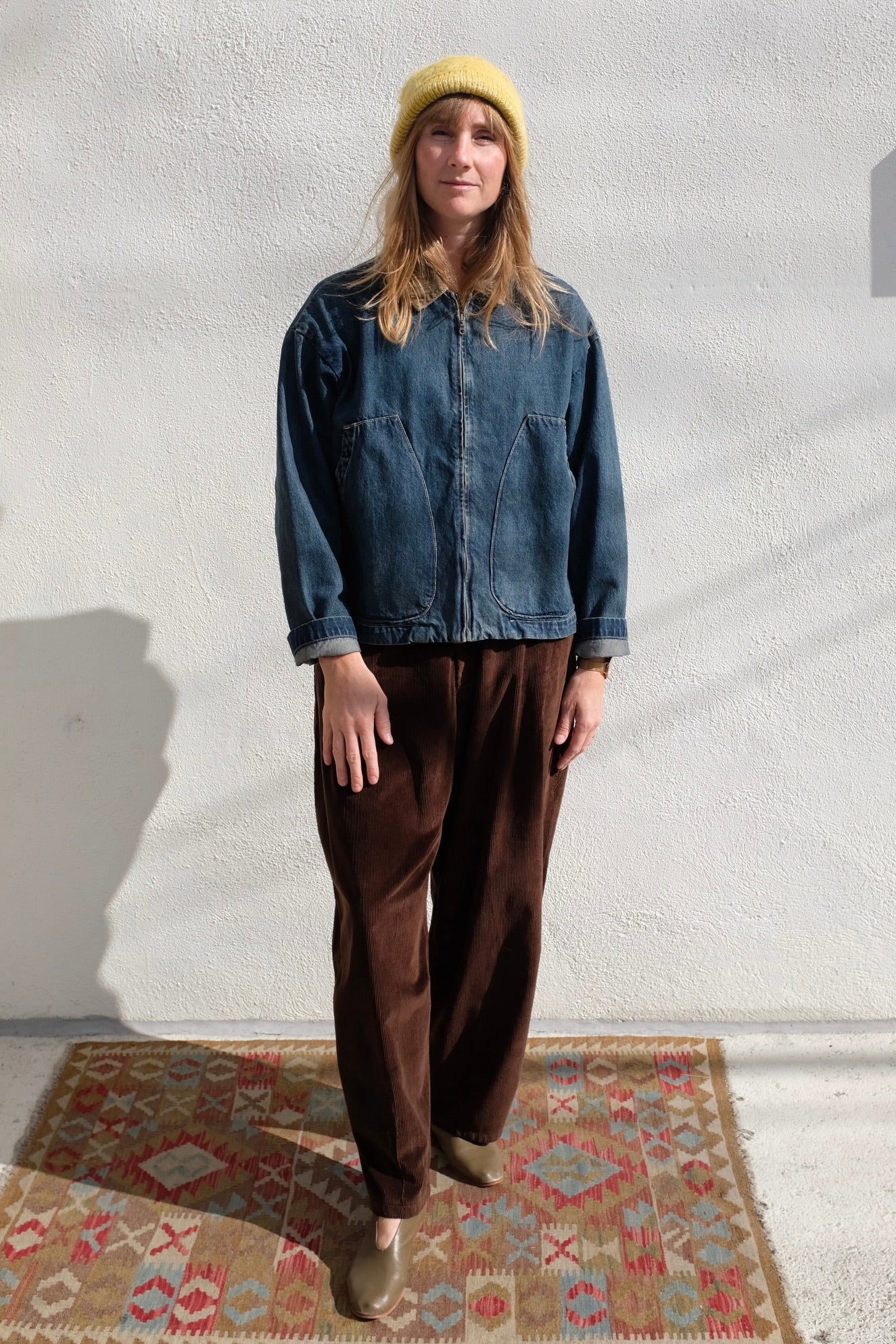 Corduroy Baggy Pants / Brown