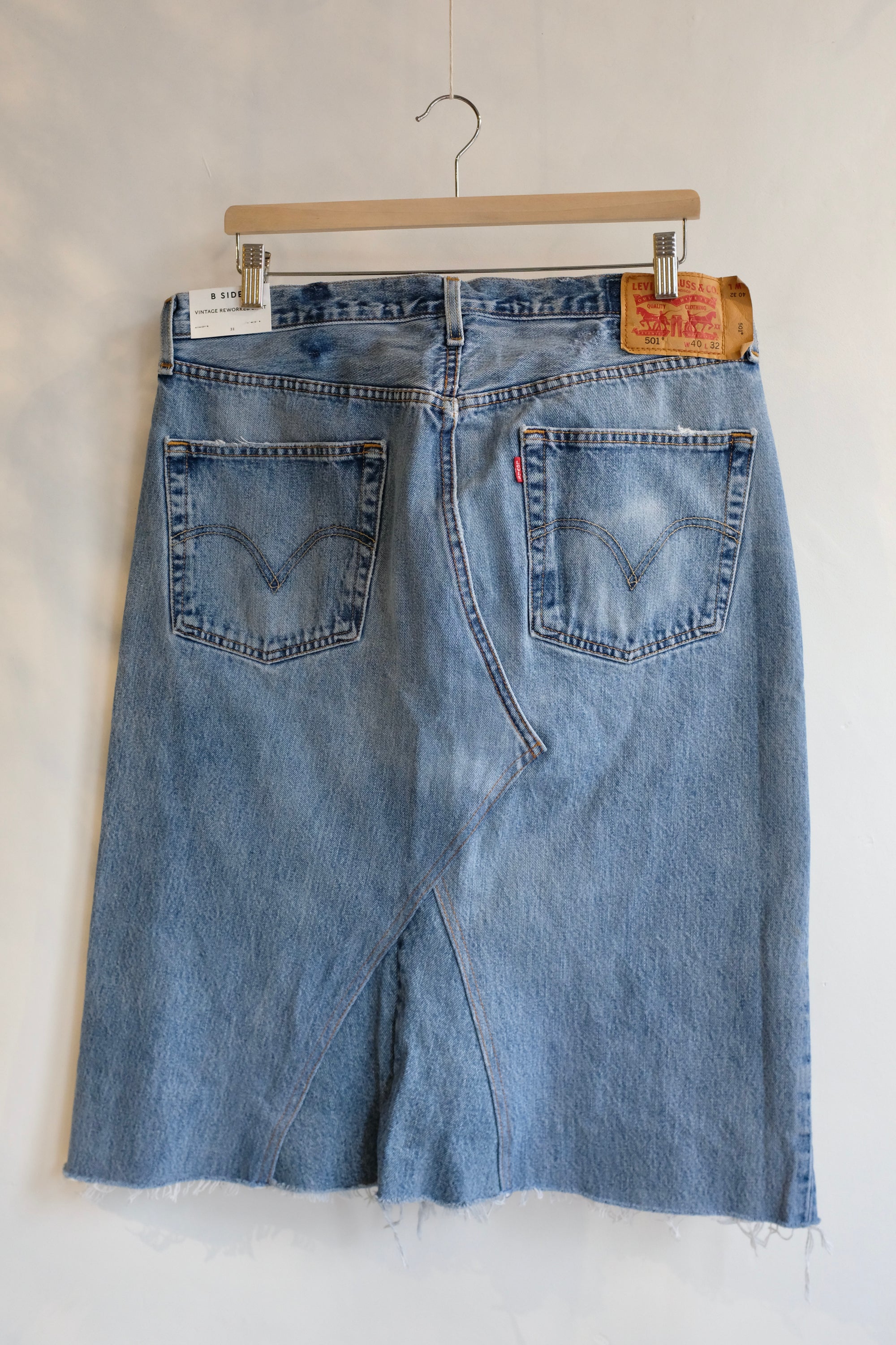 Vintage Insert Skirt / Vintage Indigo