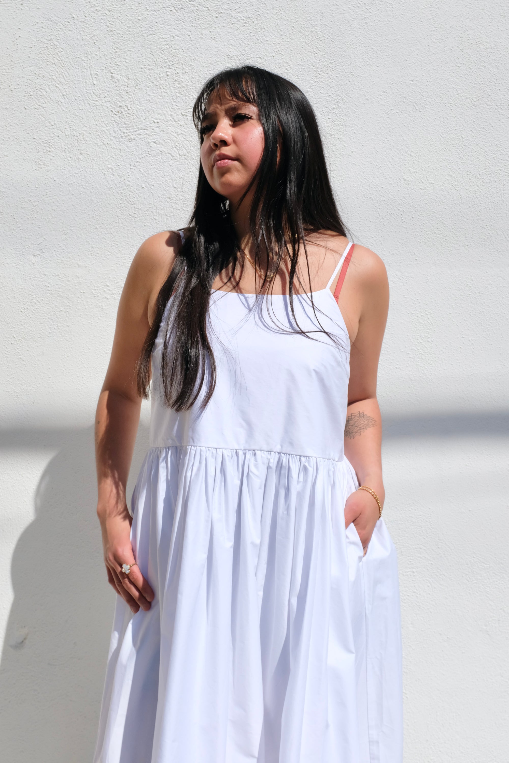 Toit Volant Jane Dress / White