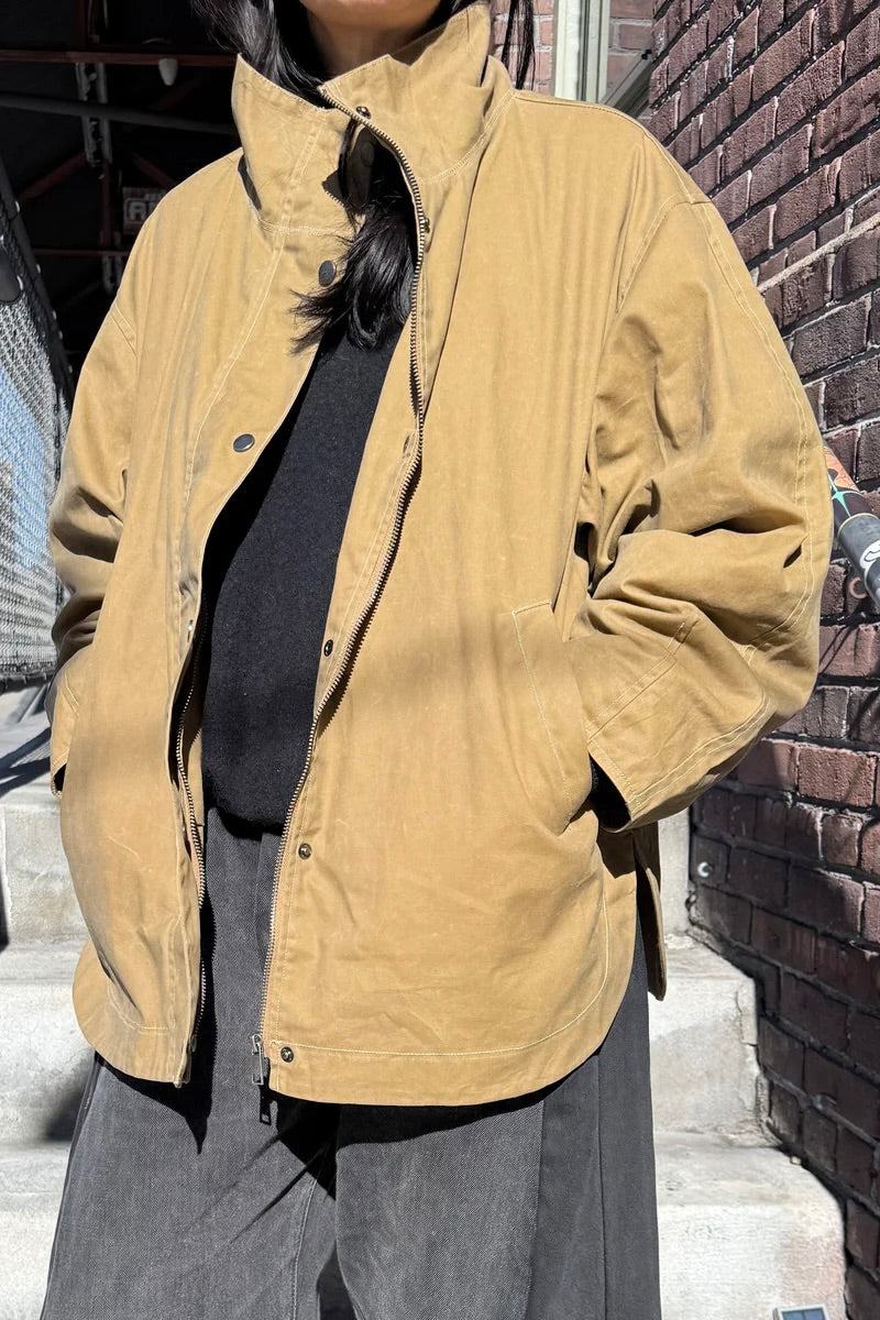 Blair Waxed Cotton Jacket / Khaki – ad hoc penticton