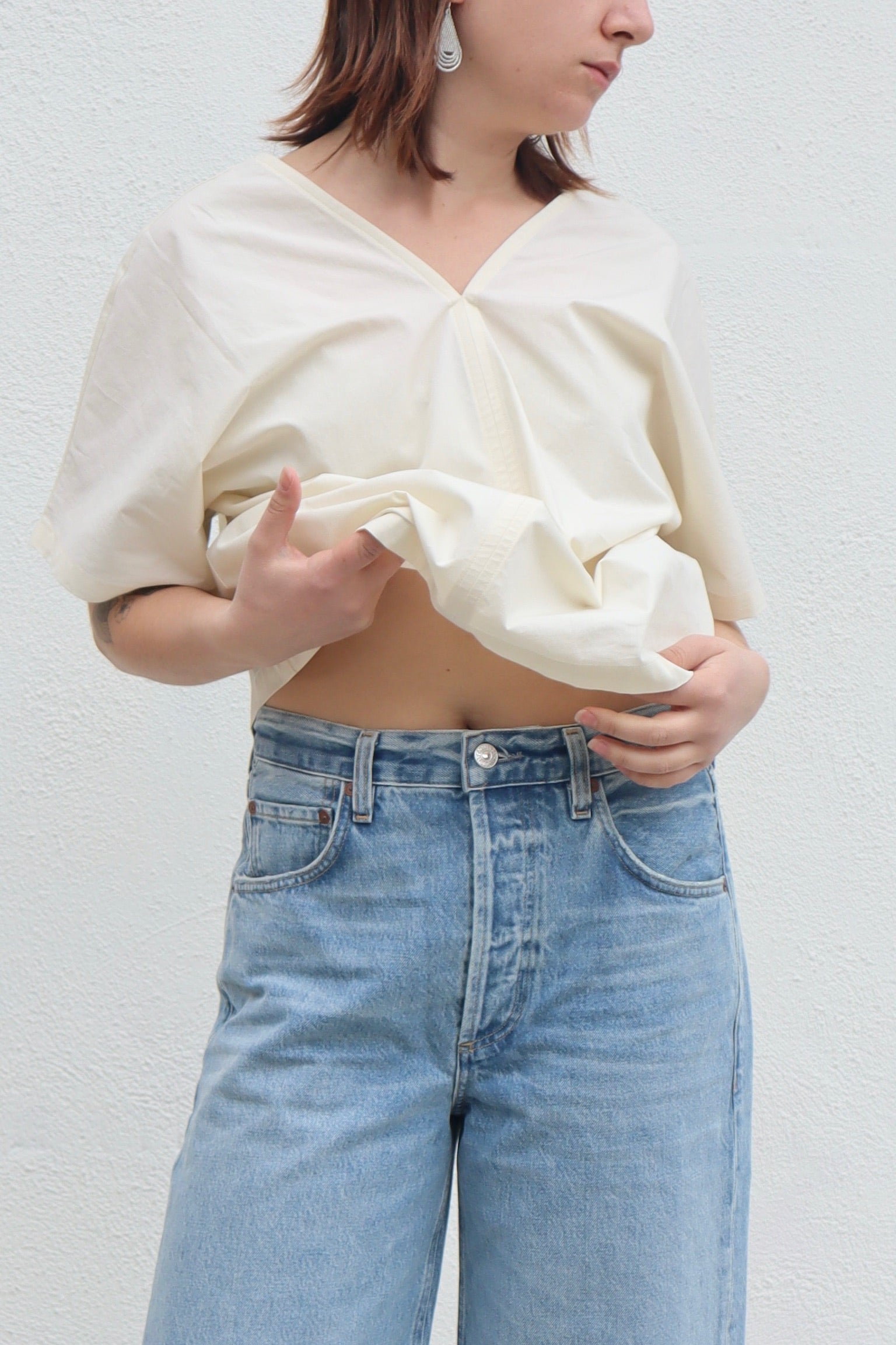 Citizen of Humanity Ayla Raw Hem Crop / Sodapop
