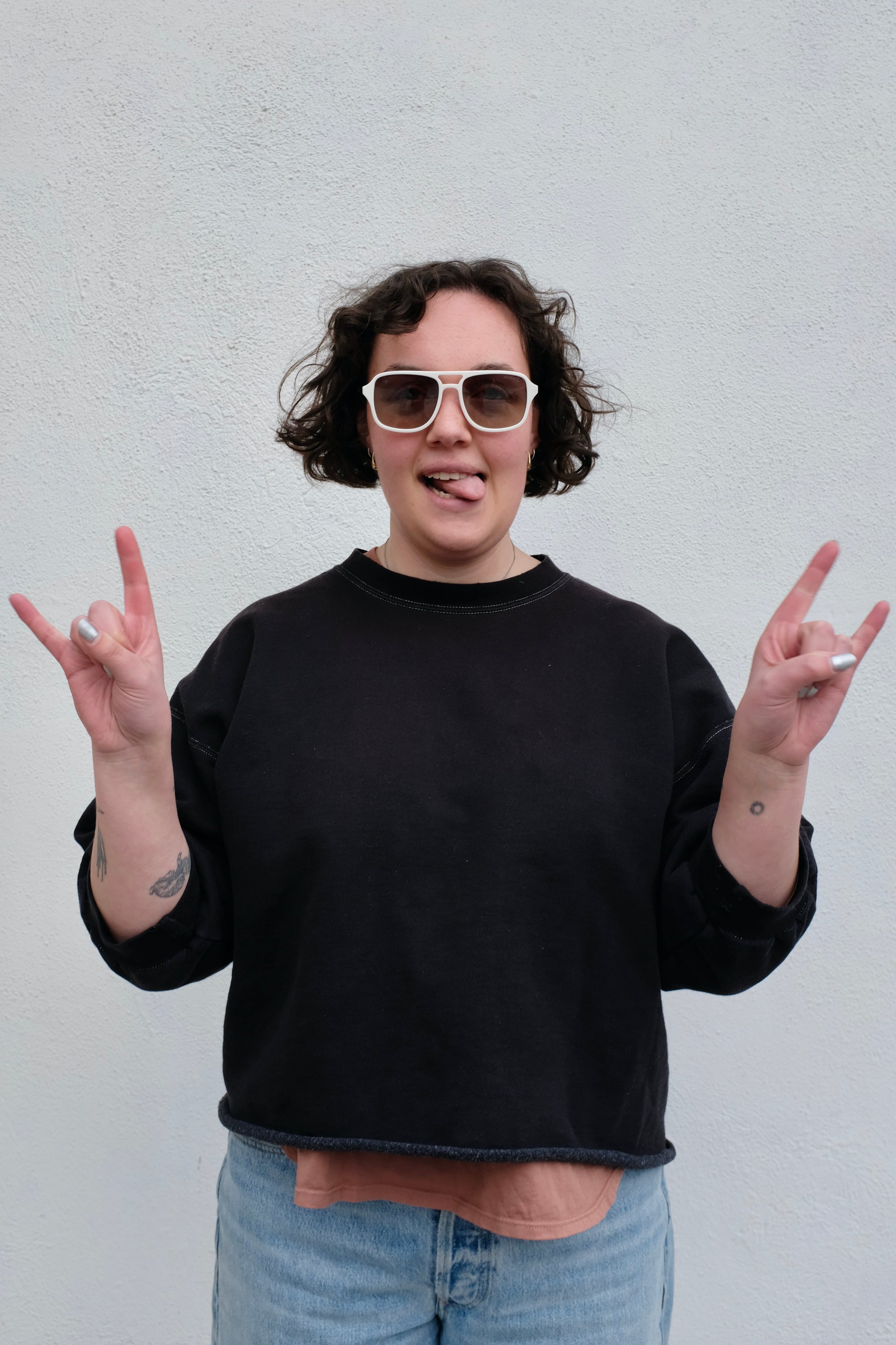 Machete Jane Sunglasses / White