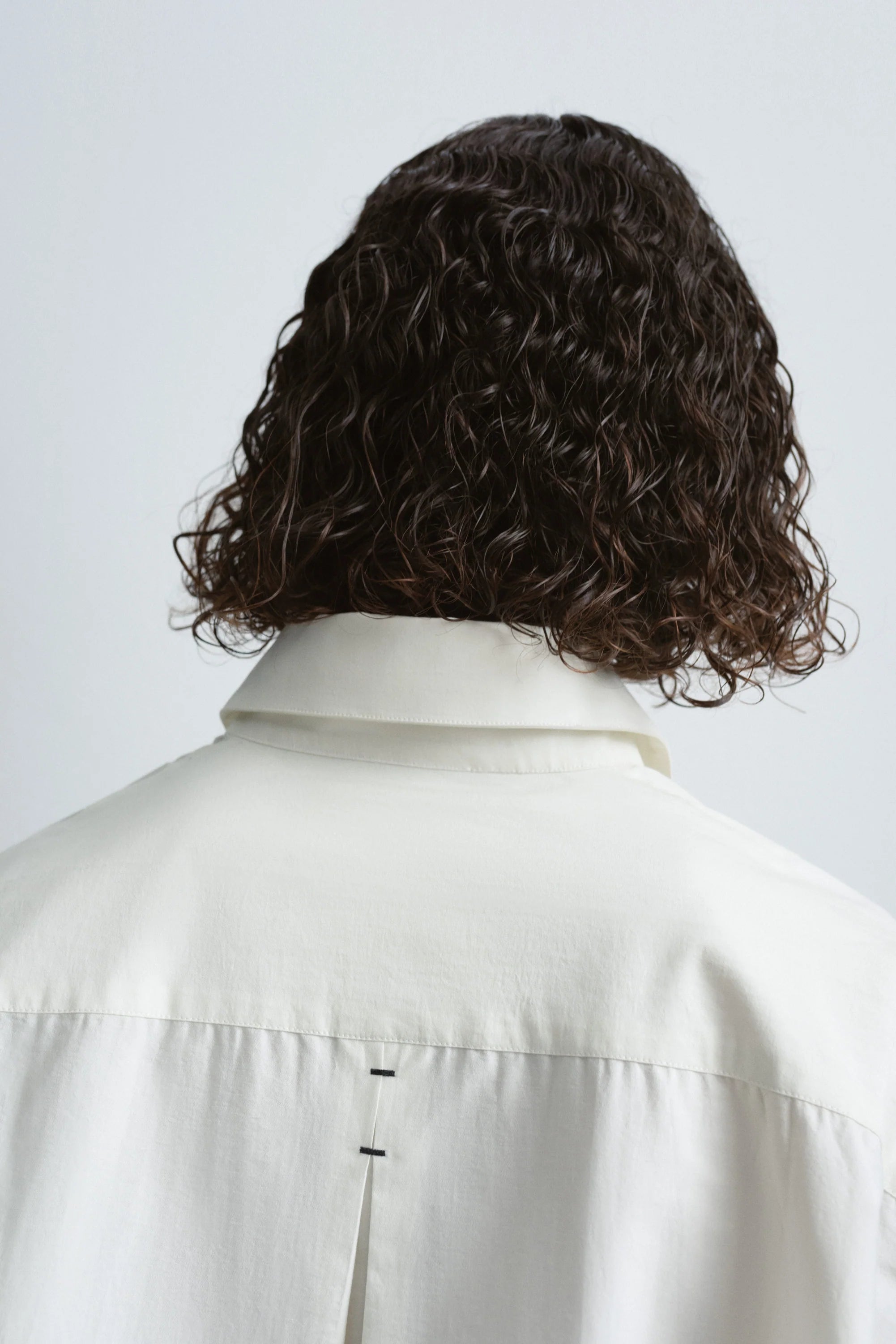 CORDERA Front Pleats Shirt / White