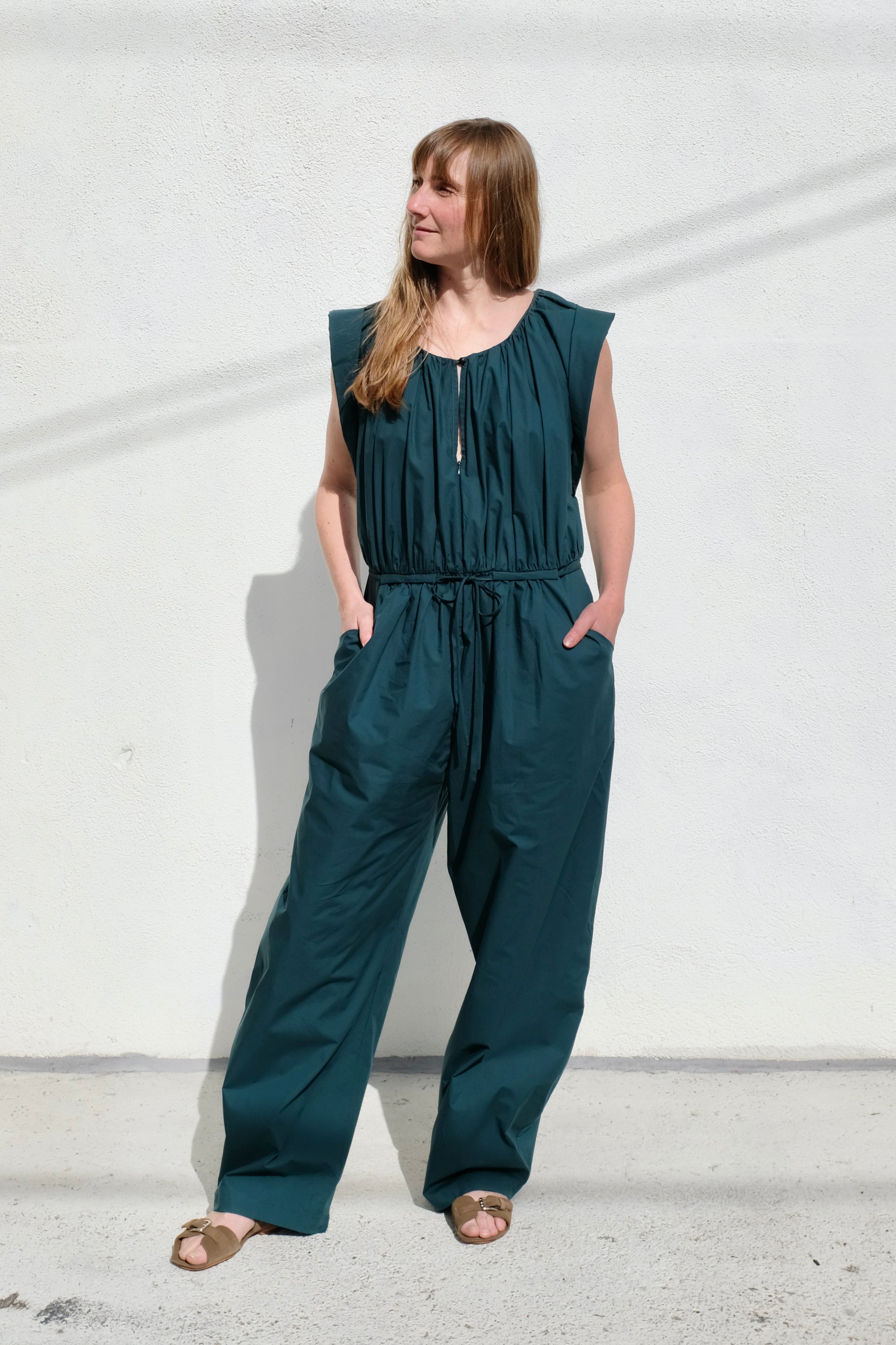 Rachel Comey Valencia Jumpsuit / Dark Juniper