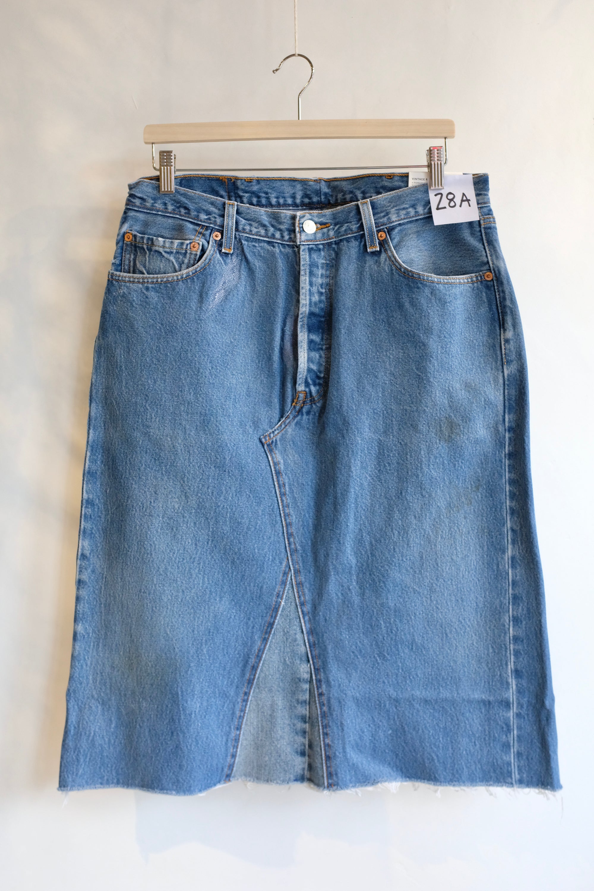 Vintage Insert Skirt / Vintage Indigo