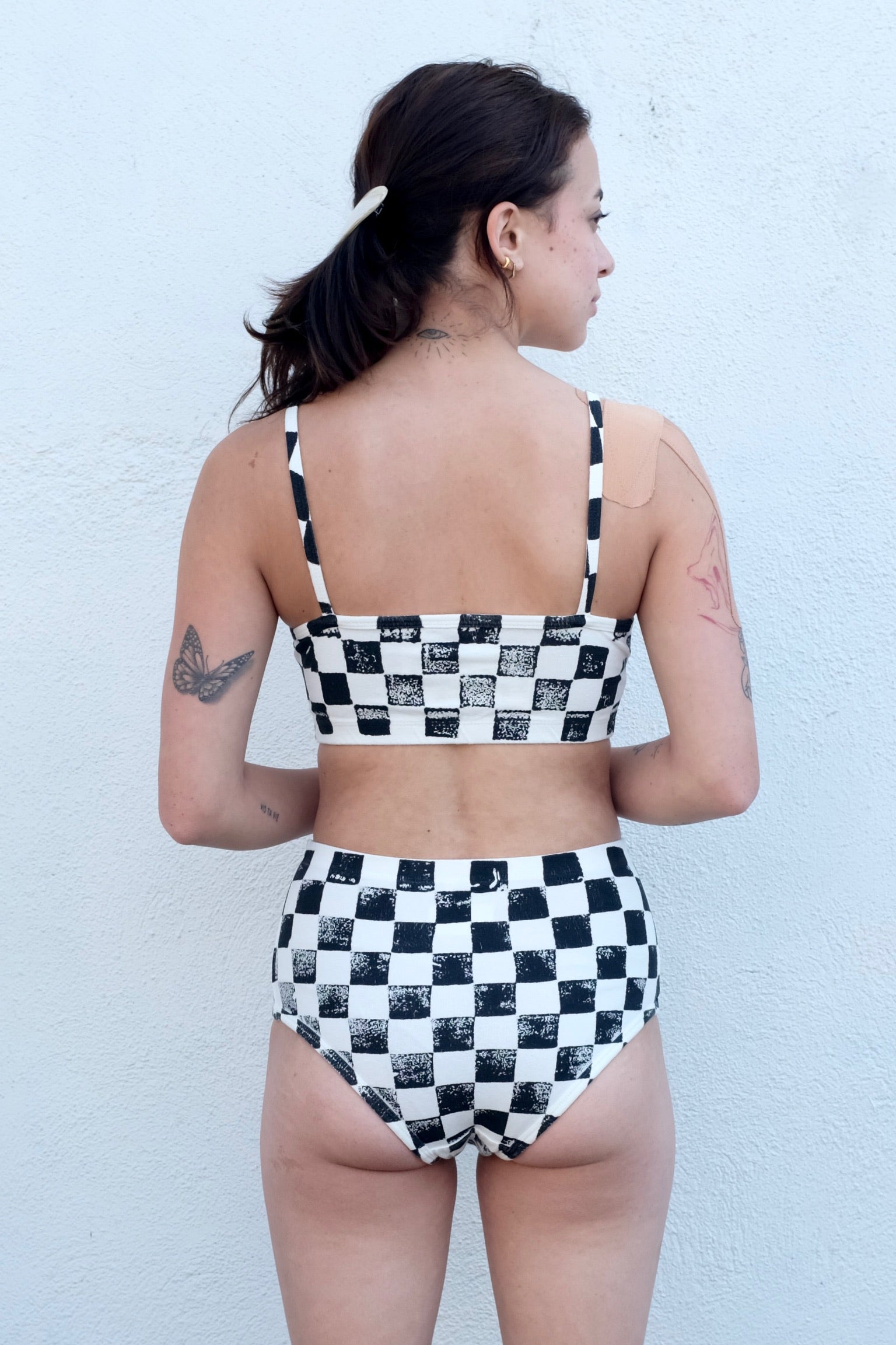Jungmaven High Waist Brief / Checkerboard