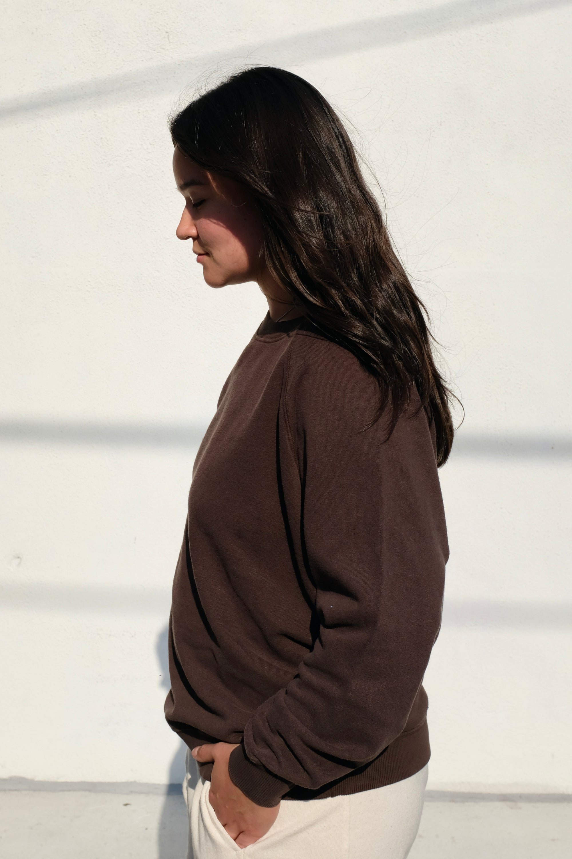 Bonfire Long Sleeve Raglan / Coffee Bean