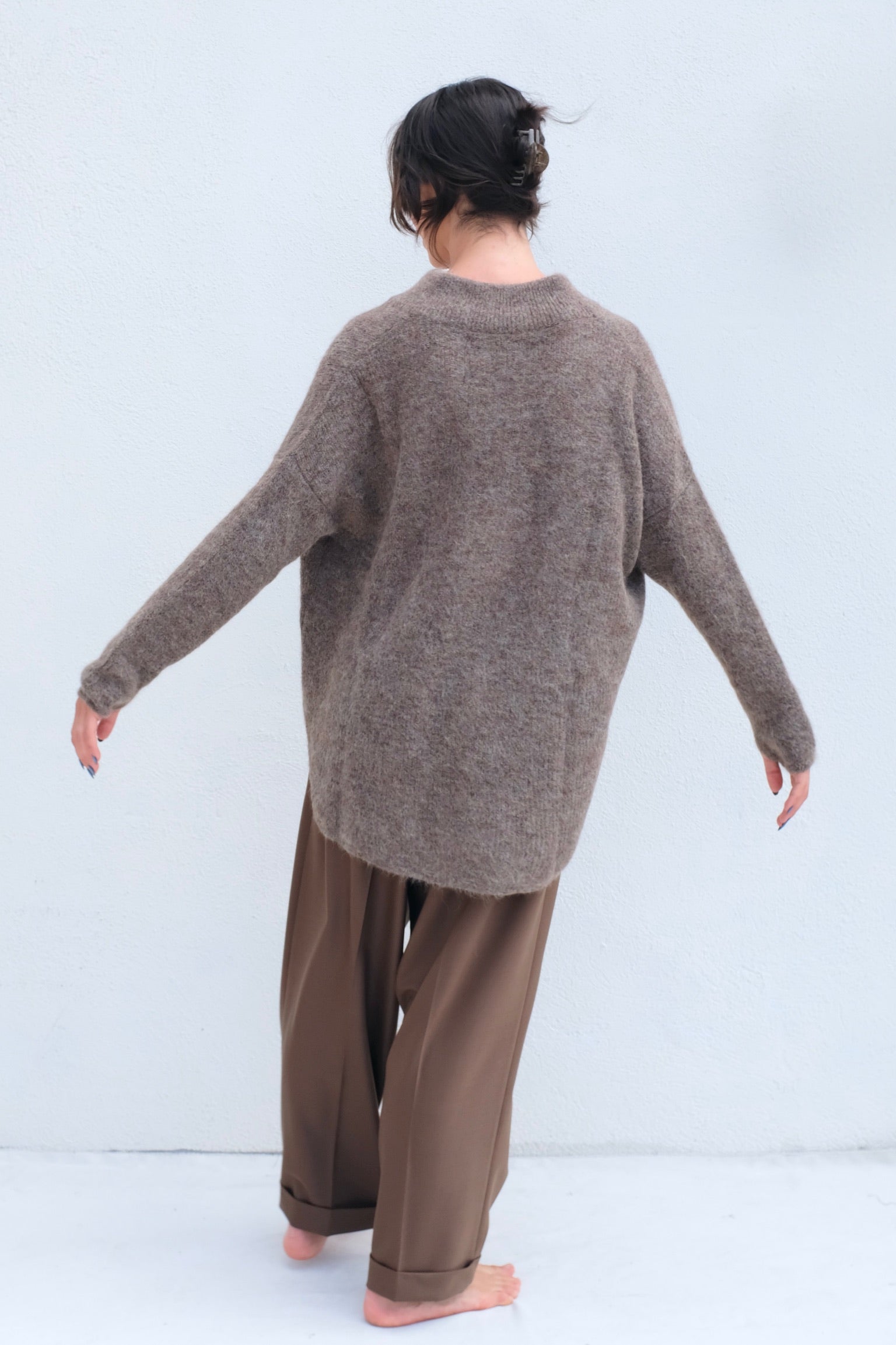 CORDERA Suri Polo Cardigan / Taupe