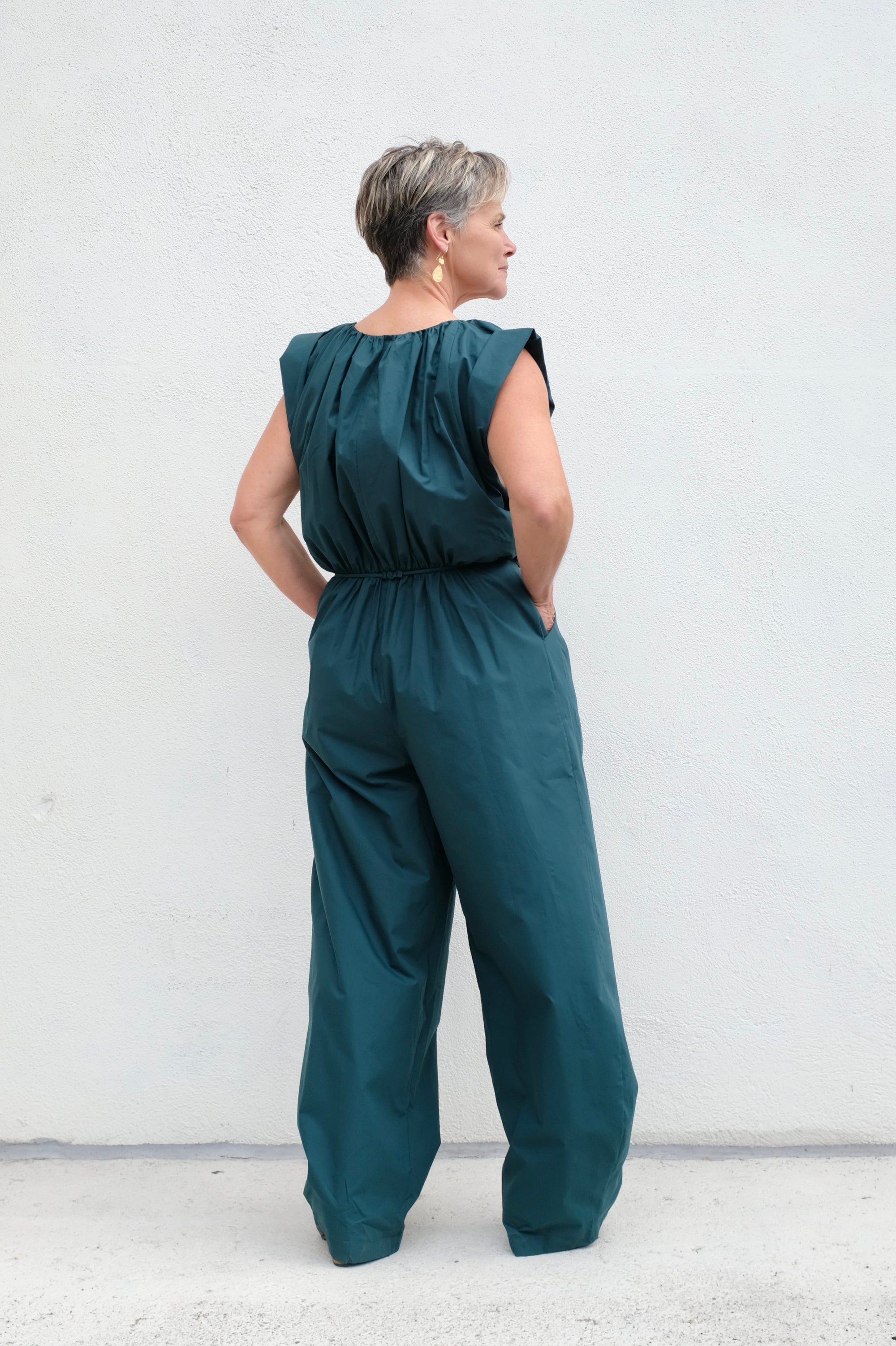 Rachel Comey Valencia Jumpsuit / Dark Juniper