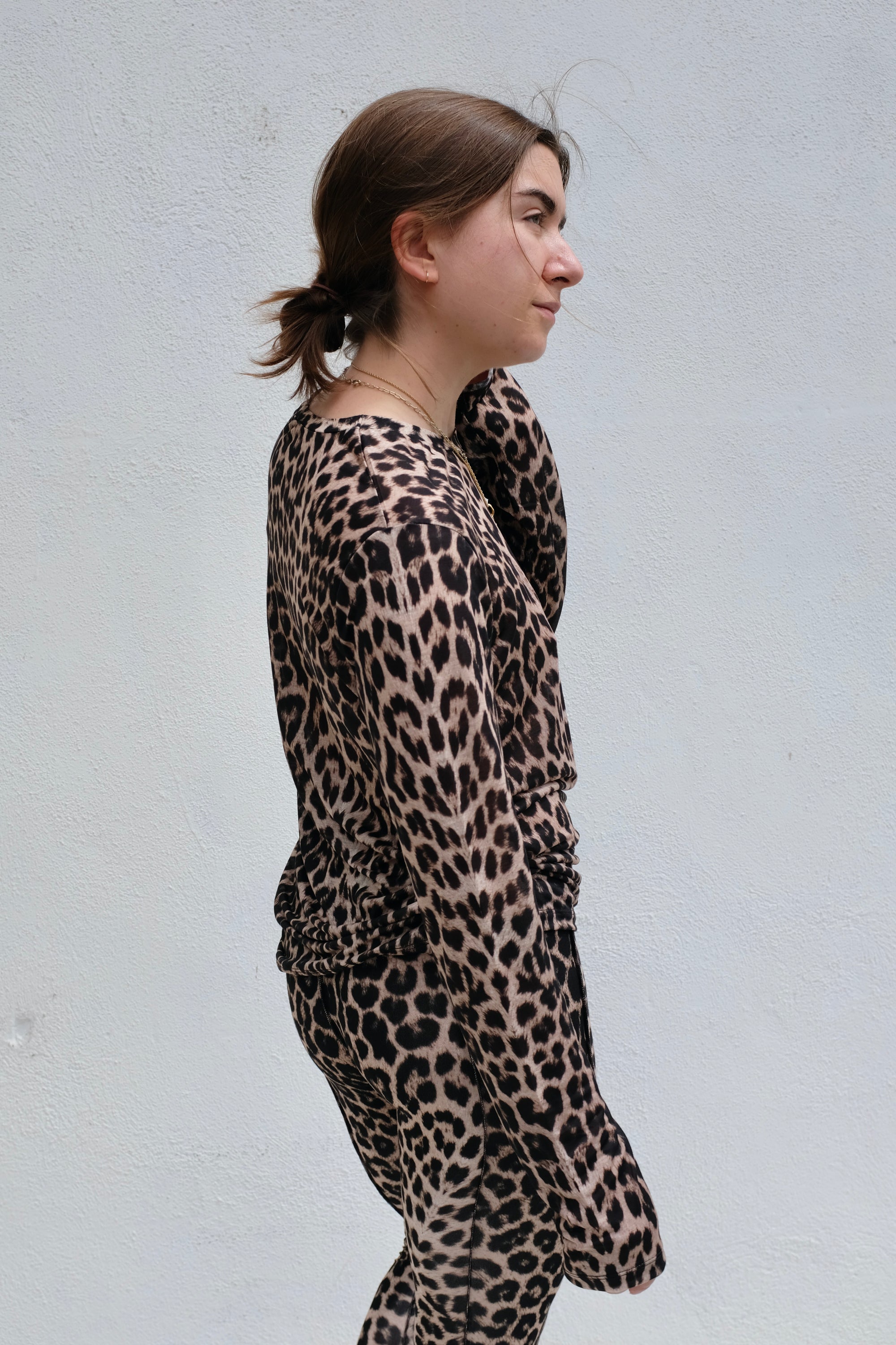 Long Sleeve Tee / Leopard