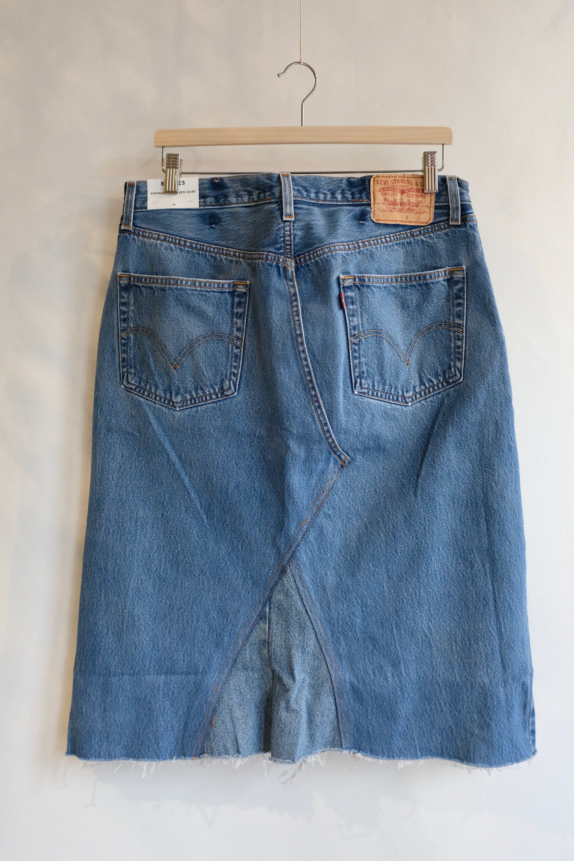 Vintage Insert Skirt / Vintage Indigo