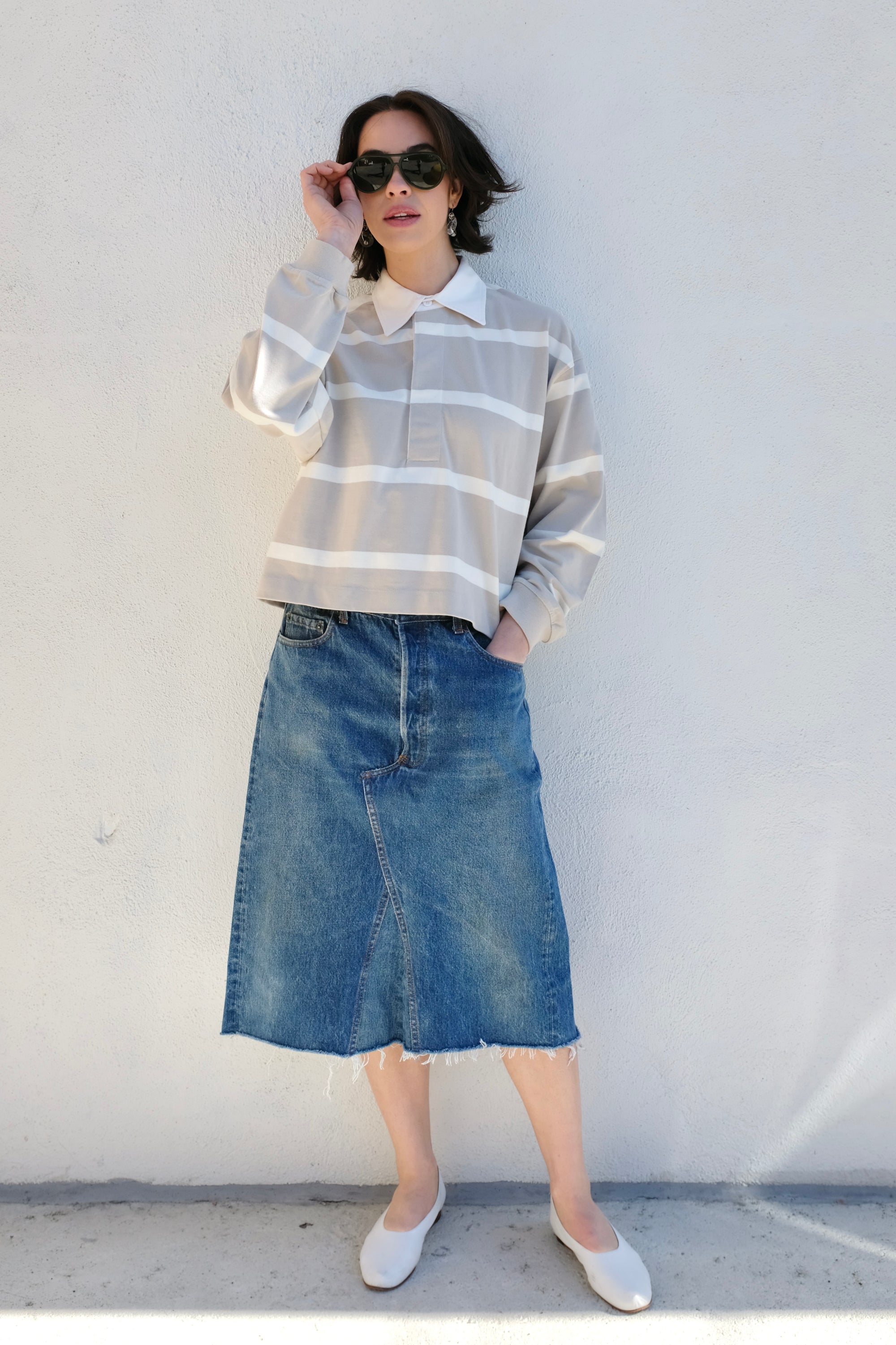 Citizens of Humanity Aris Rugby / Sandatlas Pashmina Stripe