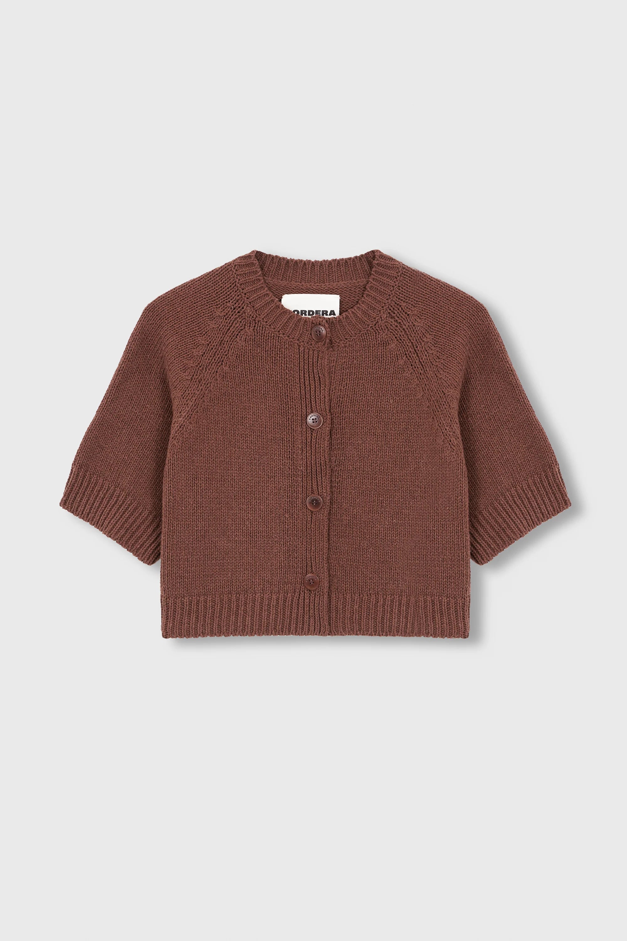 CORDERA Cotton Buttoned Top / Madera