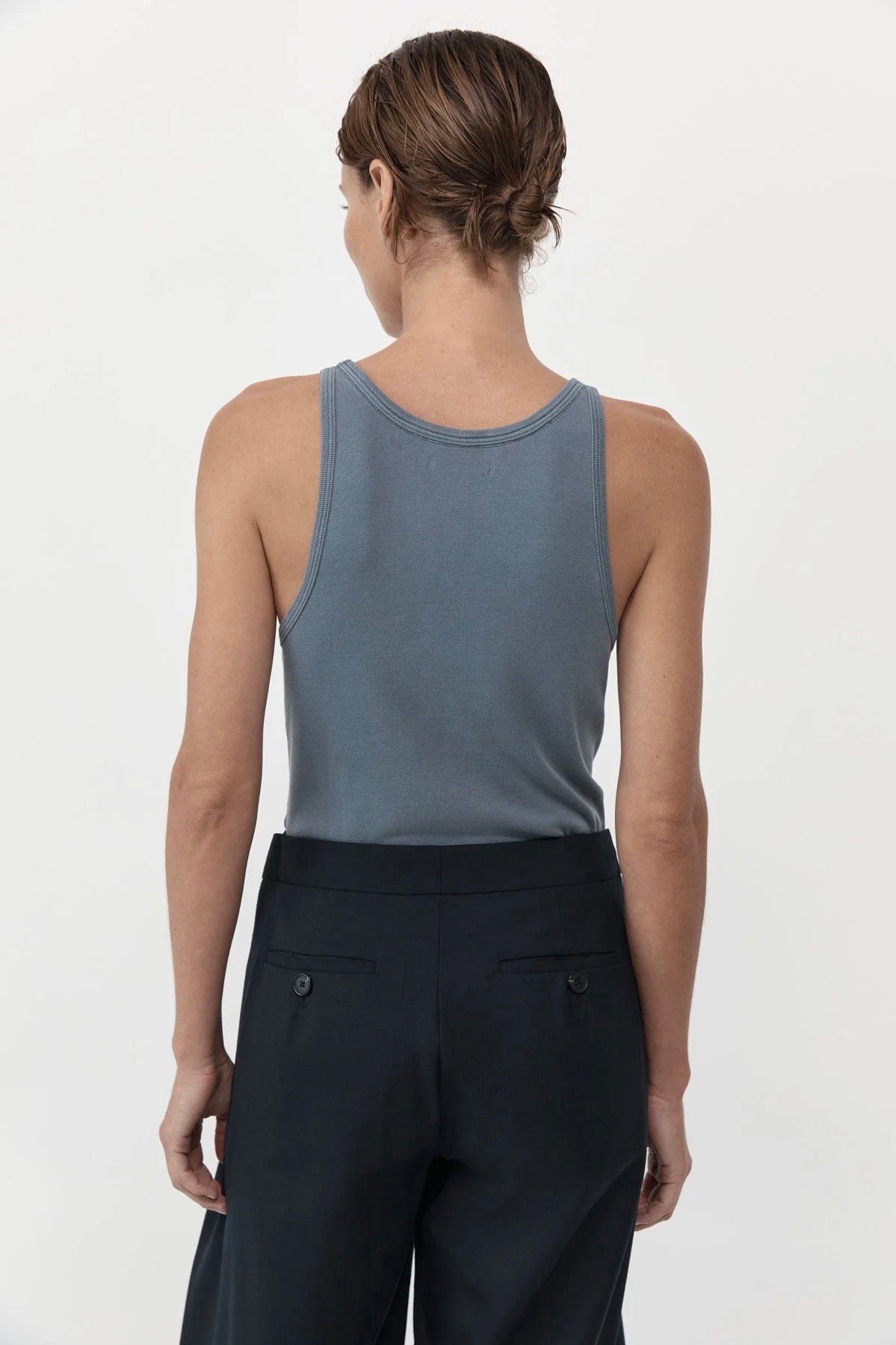 St.Agni/ Organic Cotton Everyday Tank / Diesel Grey