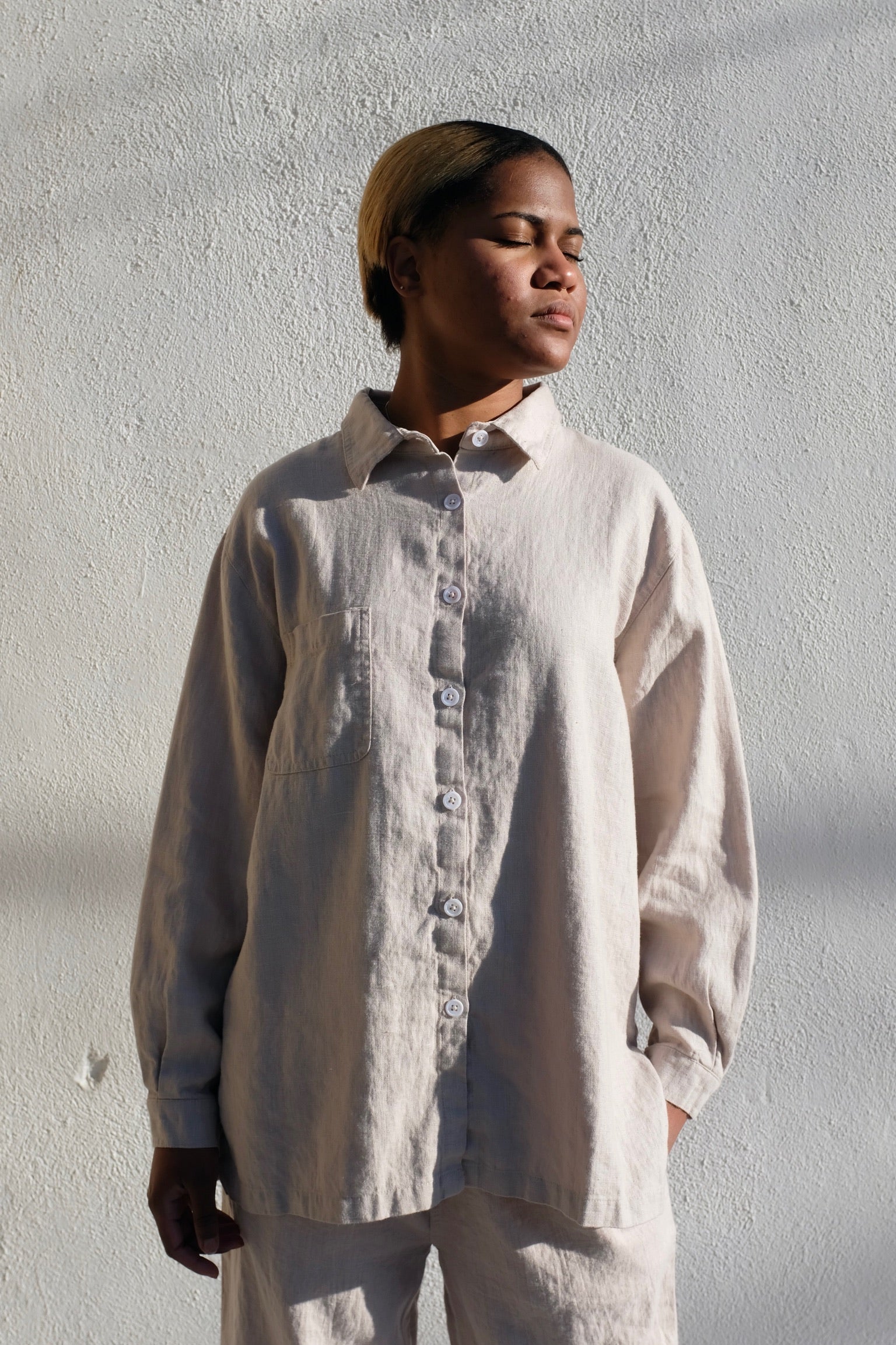 Shelter Lloyd Button Up Shirt / Gleam