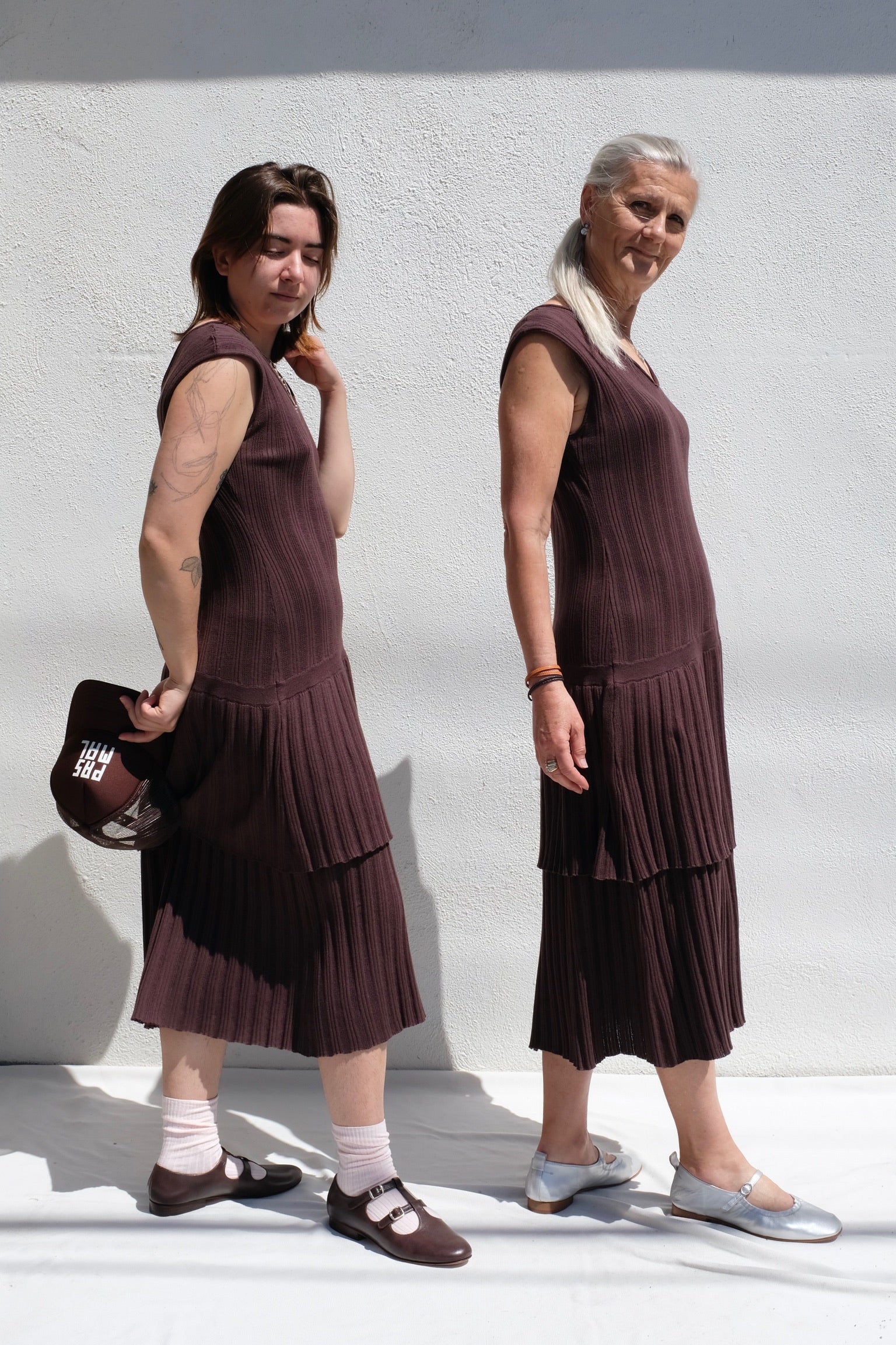 Flared Dress / Chocolate