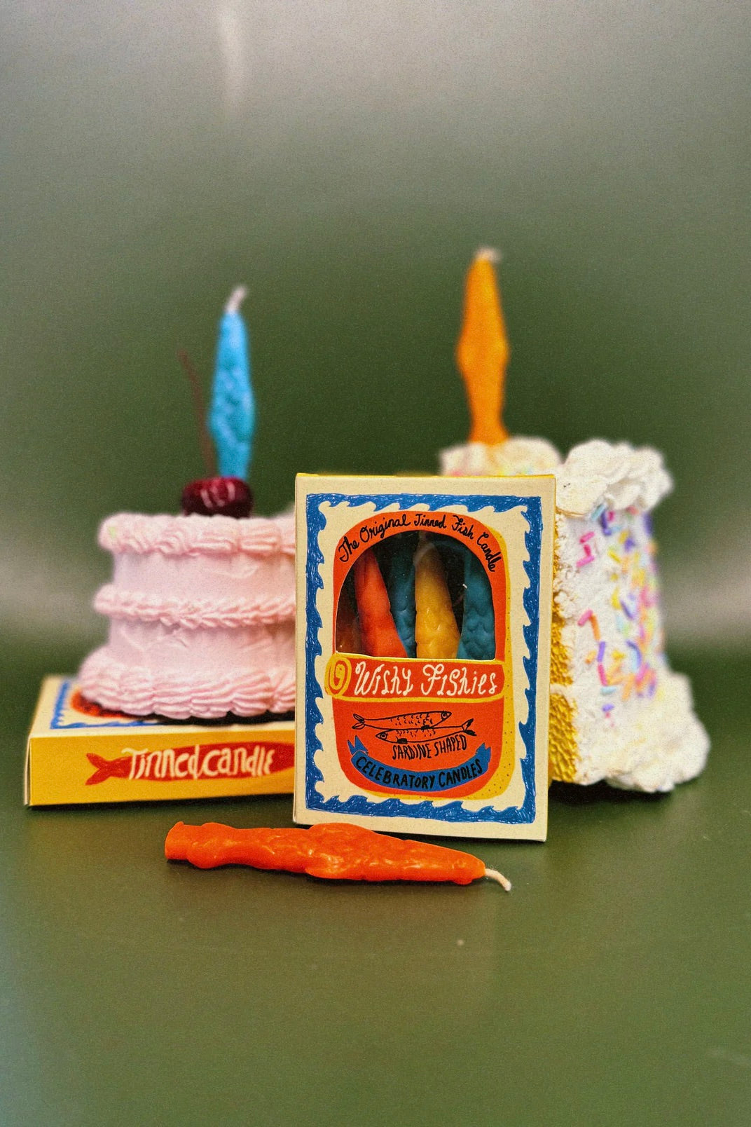 Wishy Fishies / Sardine Celebratory Candles