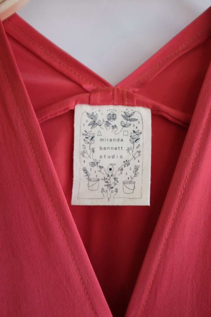 Pre-loved / Miranda Bennet Silk Charmeuse Knot Dress / One Size