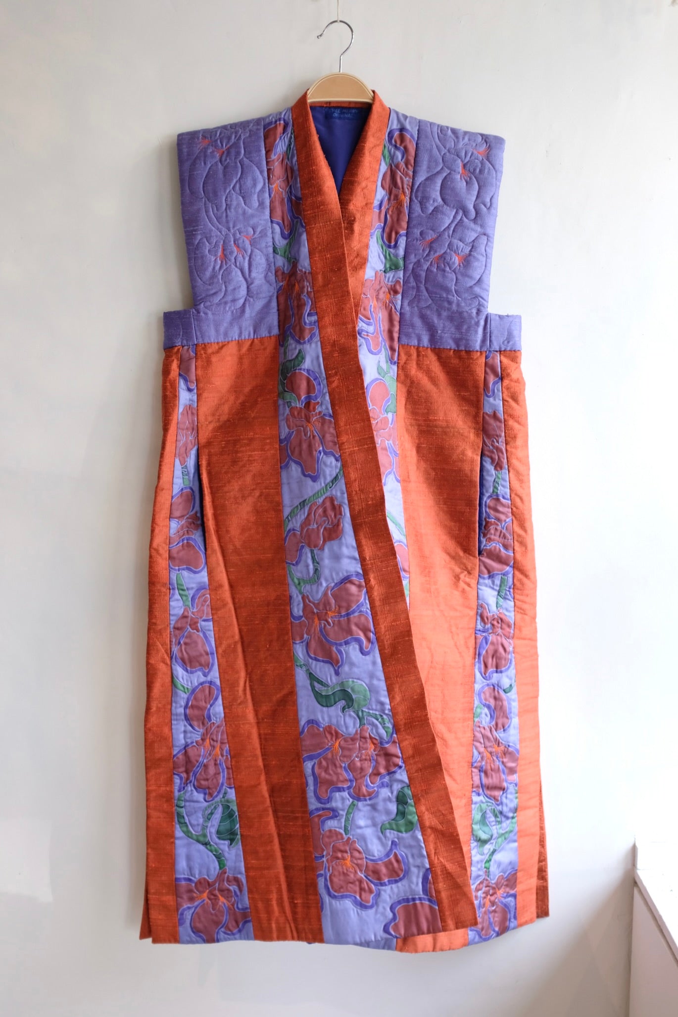 Pre-Loved / Thel Merry One-Of-A-Kind Quilted Silk Vest / One Size