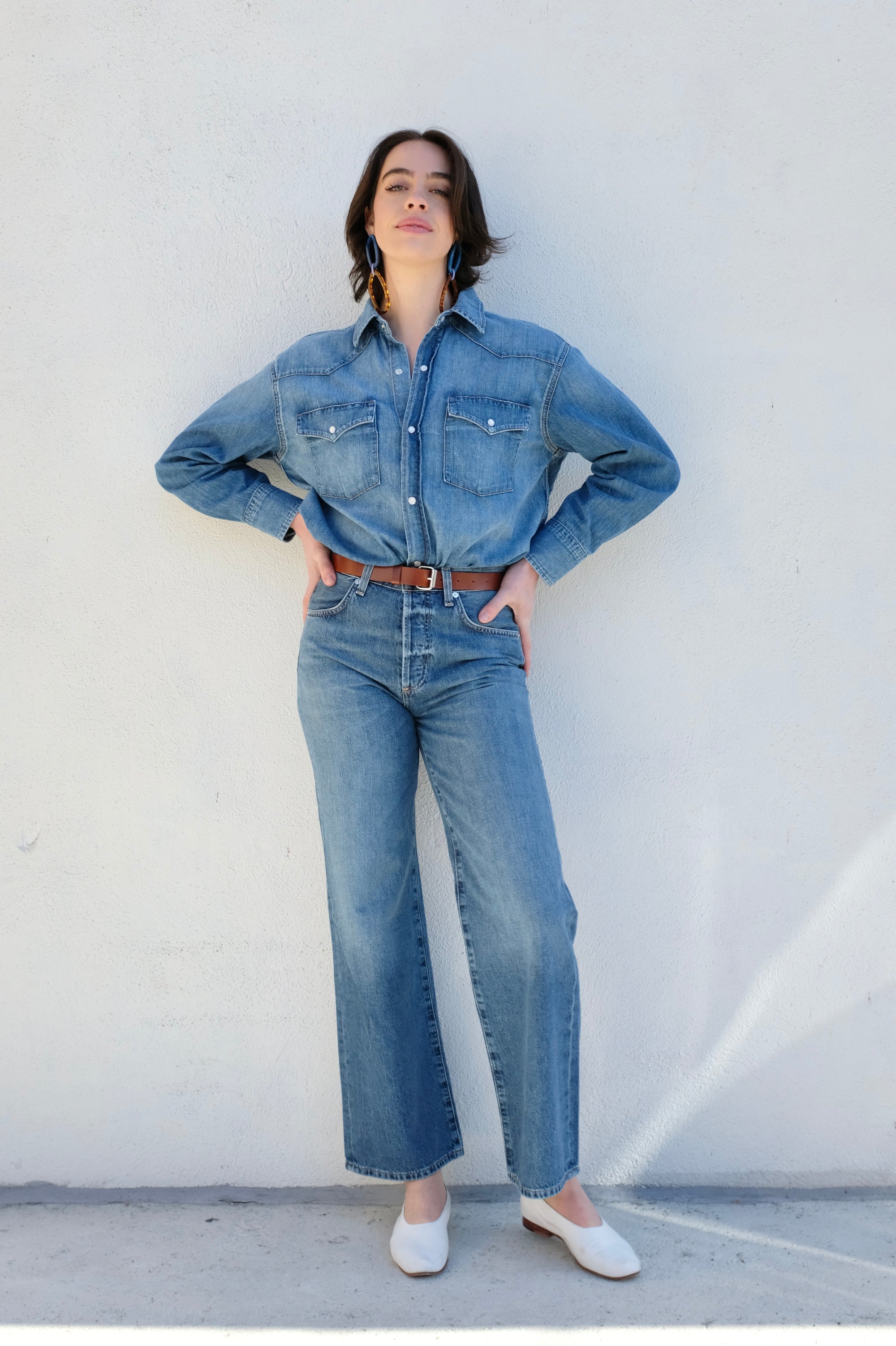 Citizens of Humanity Kayla Western Shirt / Douro