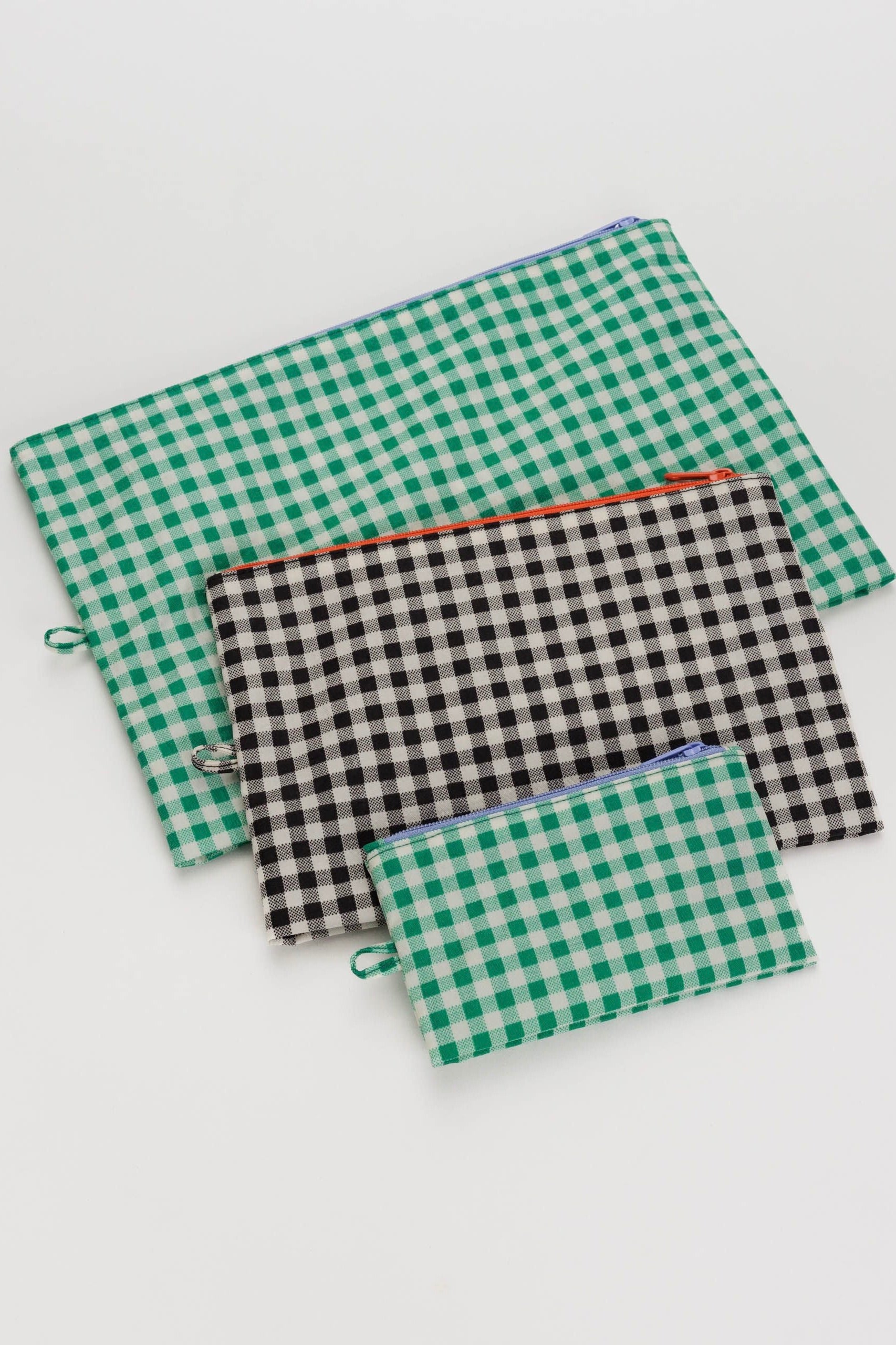 Baggu Go Pouch Set / Gingham