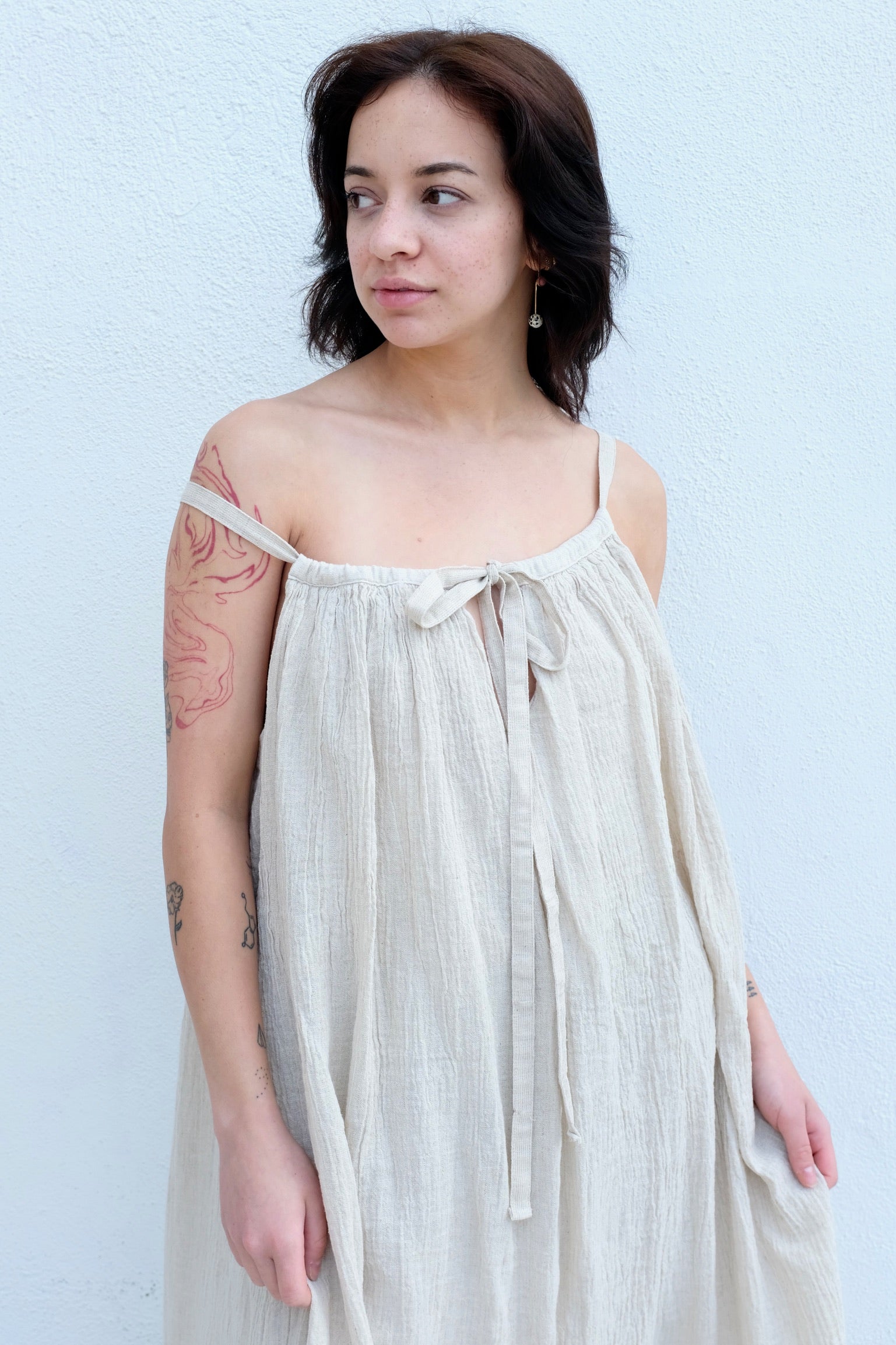 Double Layered Dress / Natural